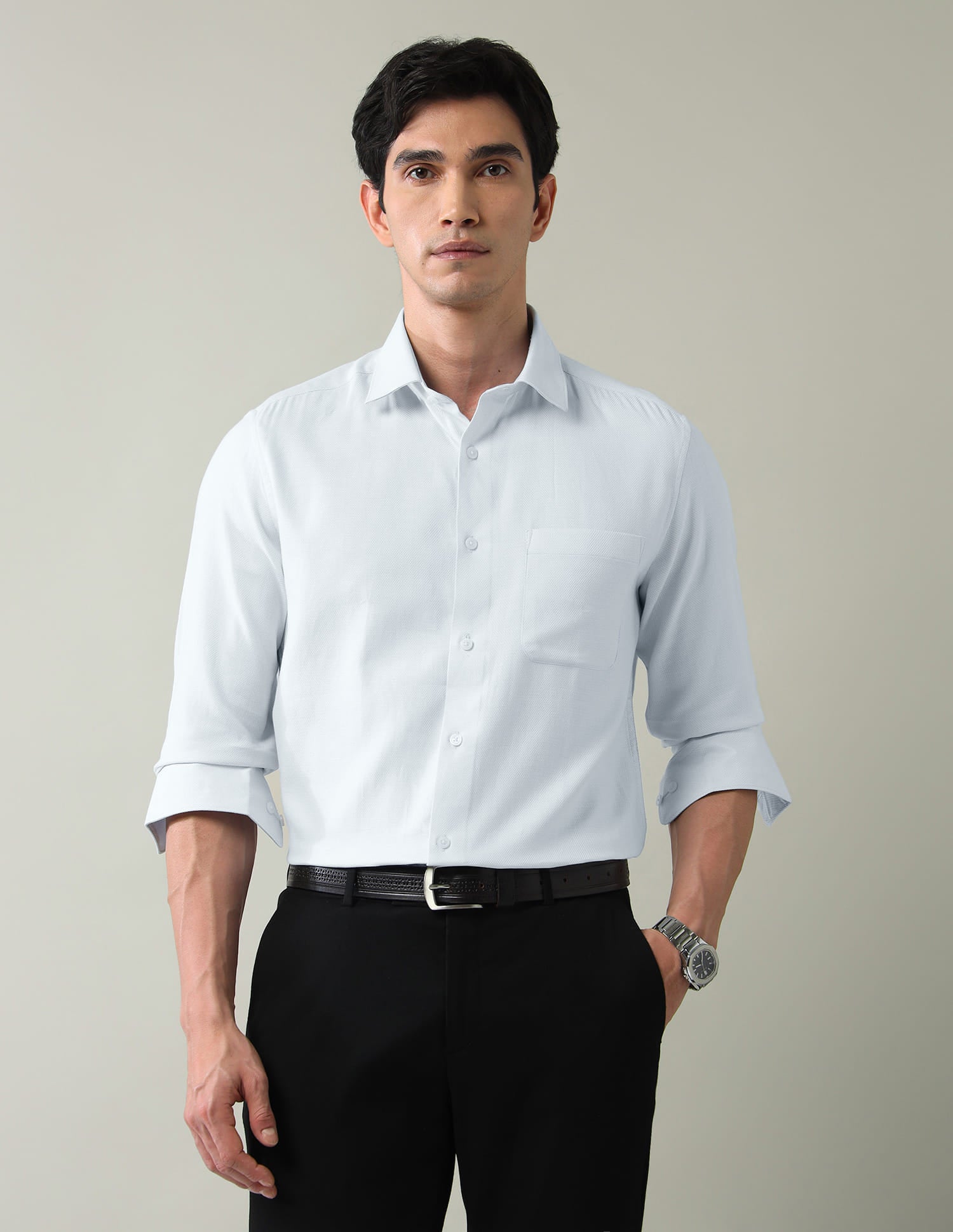 All Day Comfort Solid Twill Everlast Press Shirt