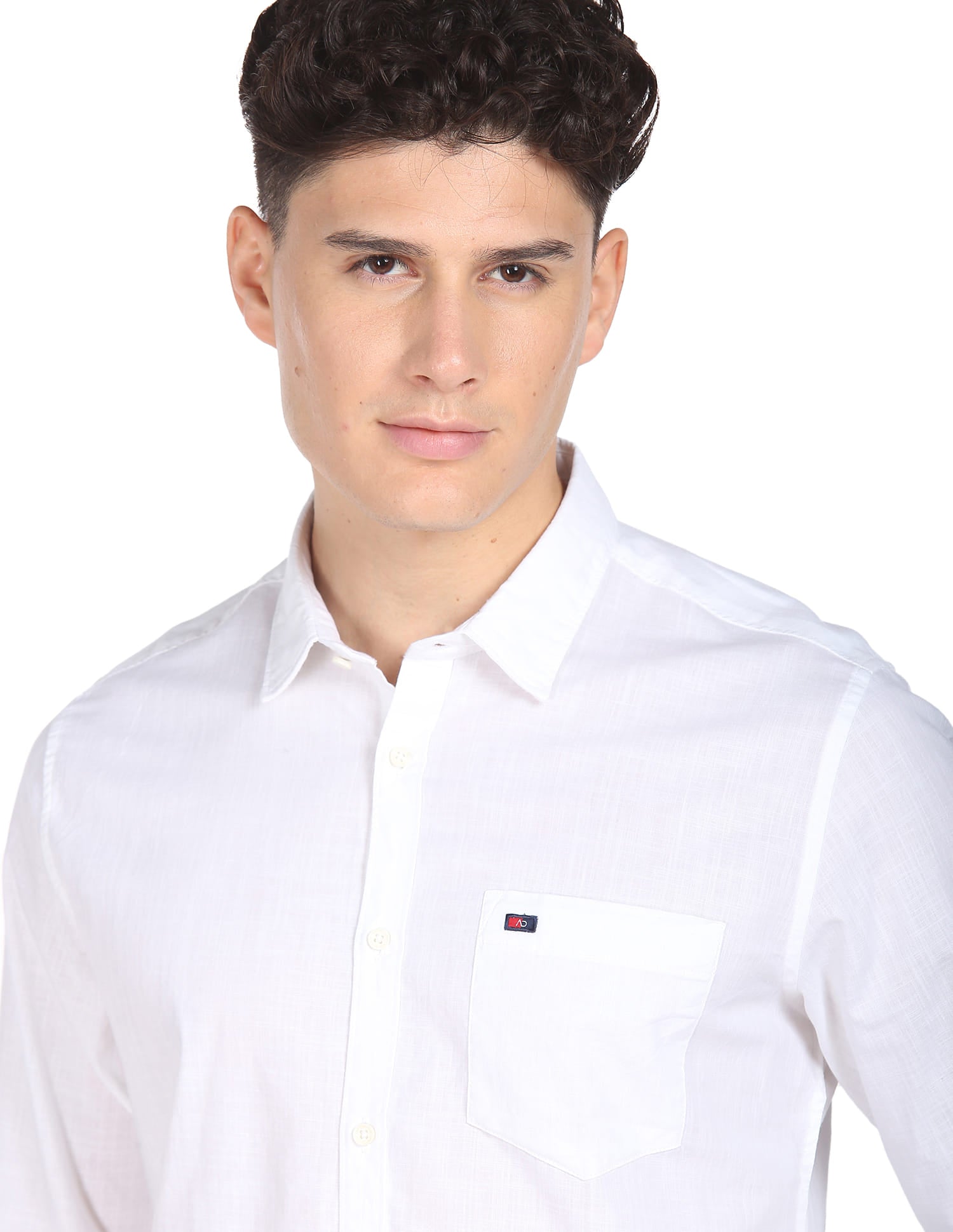Regular Modern Slim Fit Solid Casual Shirt
