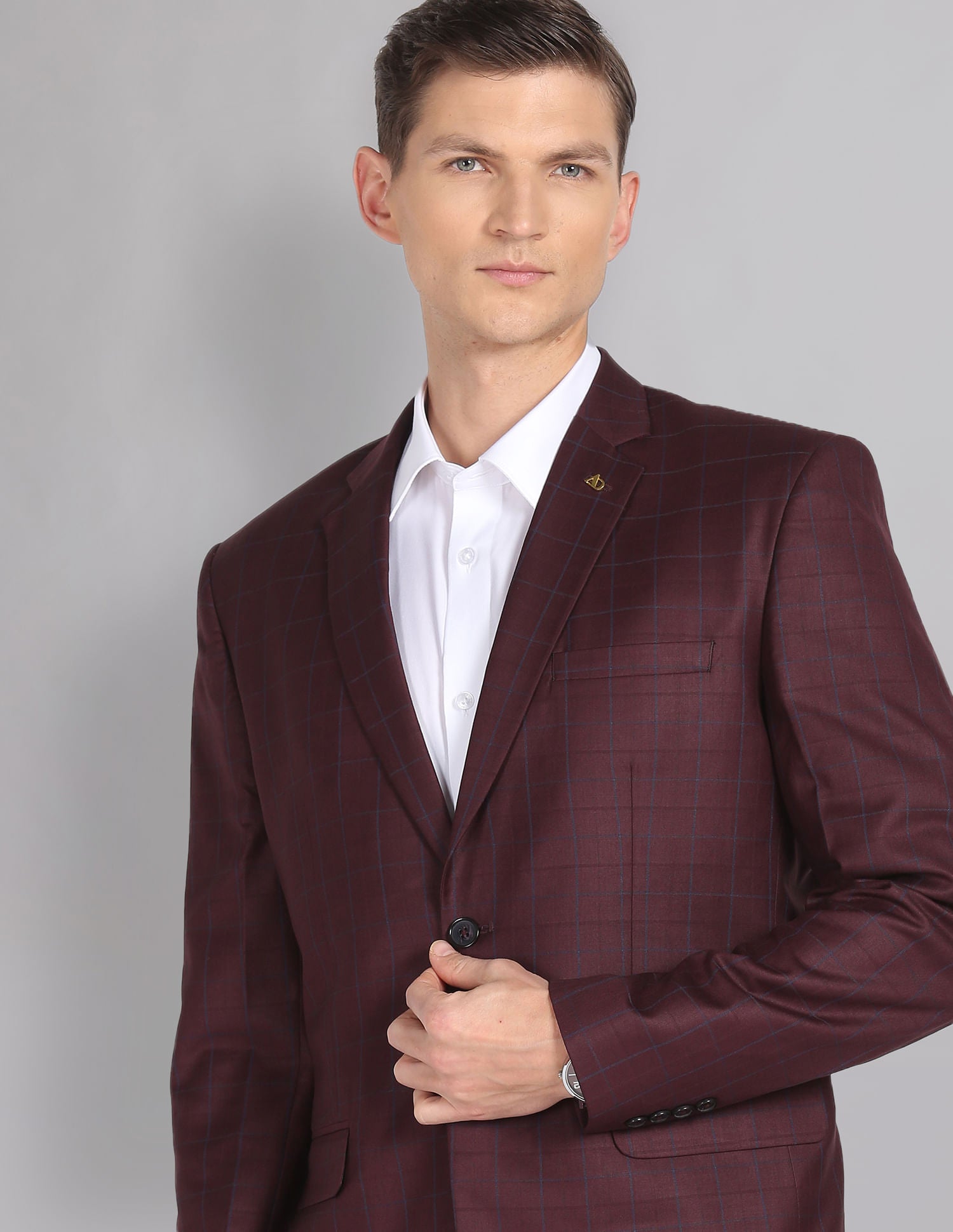 Tattersall Check Twill Blazer