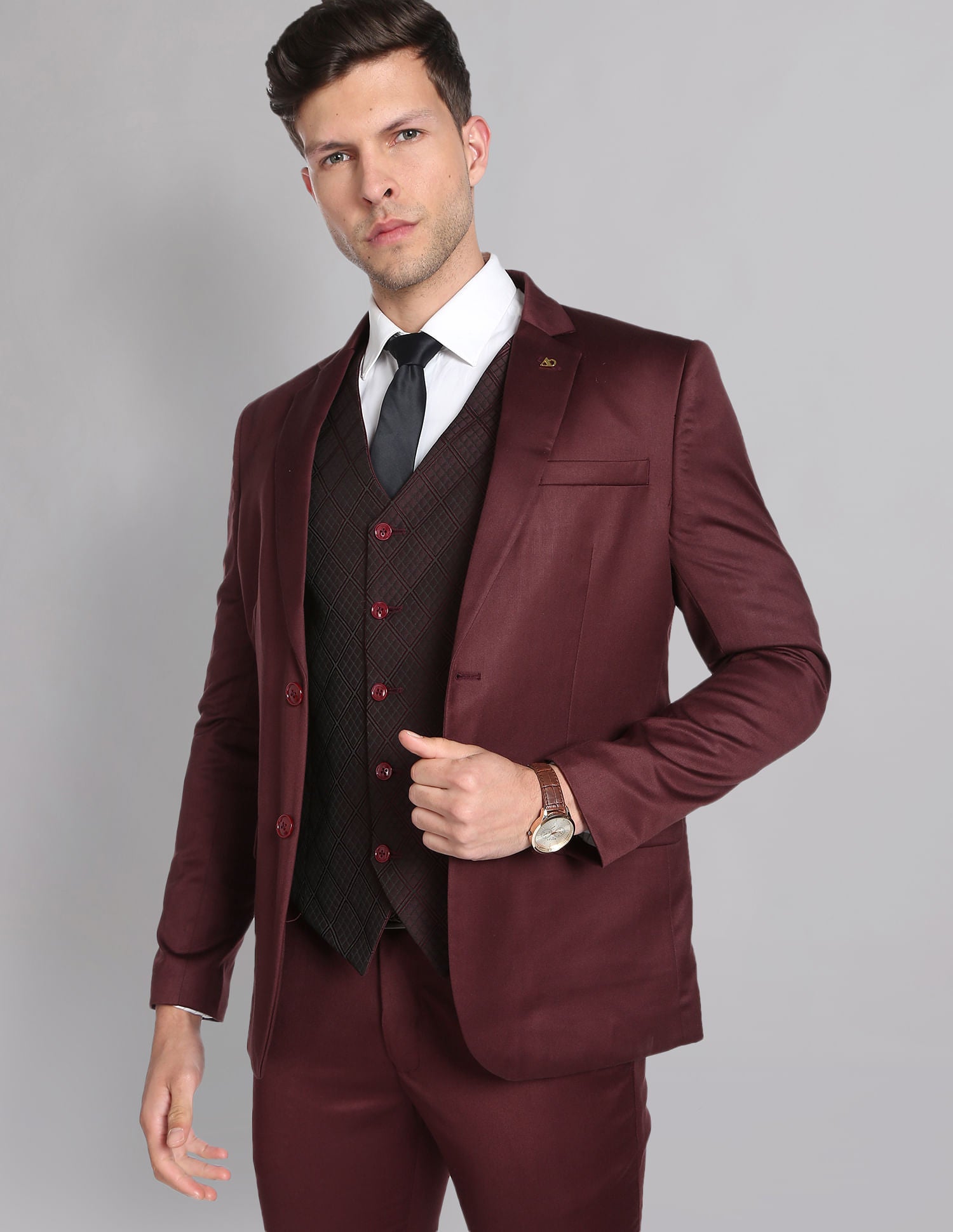 Wardrobe Edit Tailored Fit Versatile Three Piece Suit