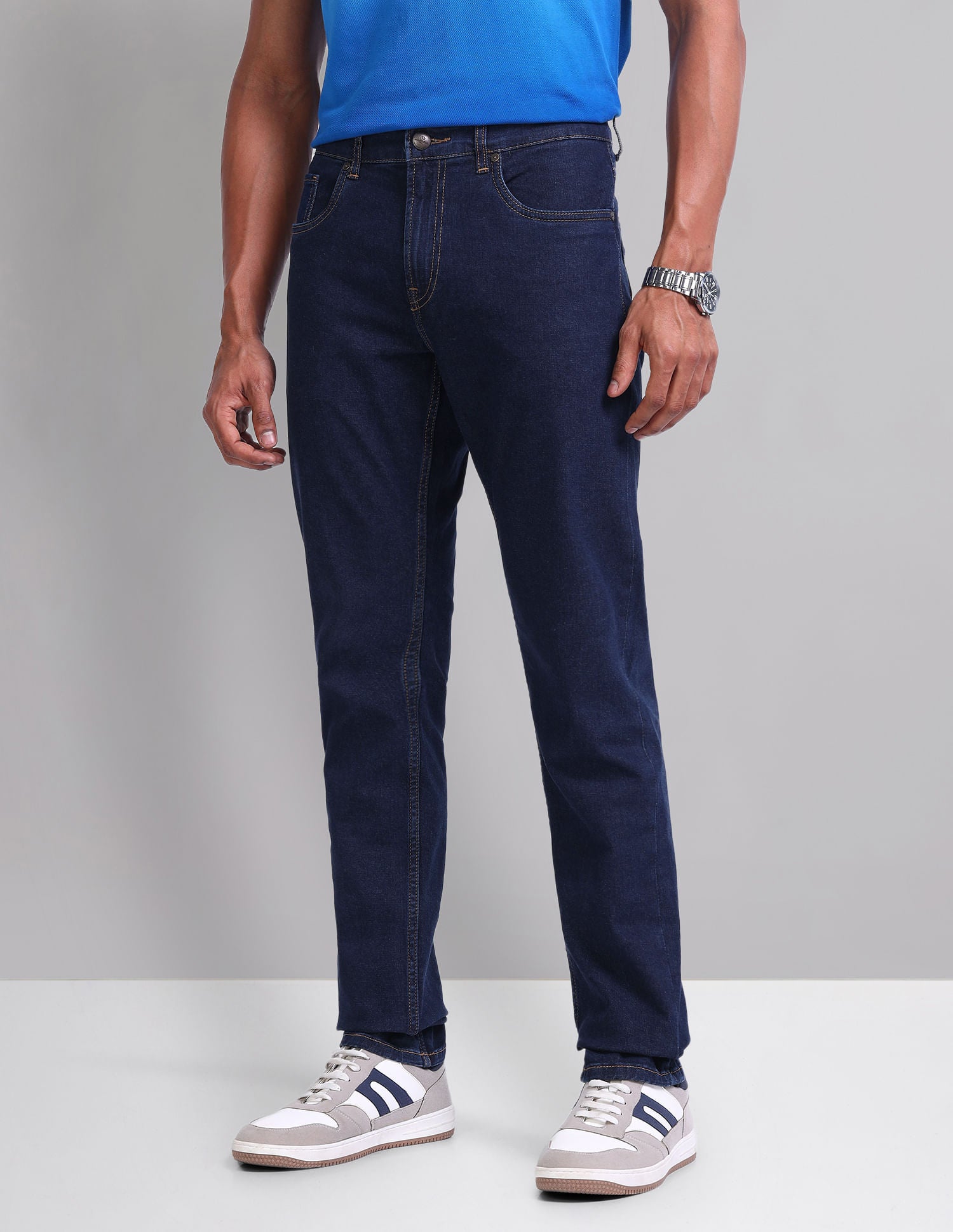 Street-Smart Stone Wash Jeans