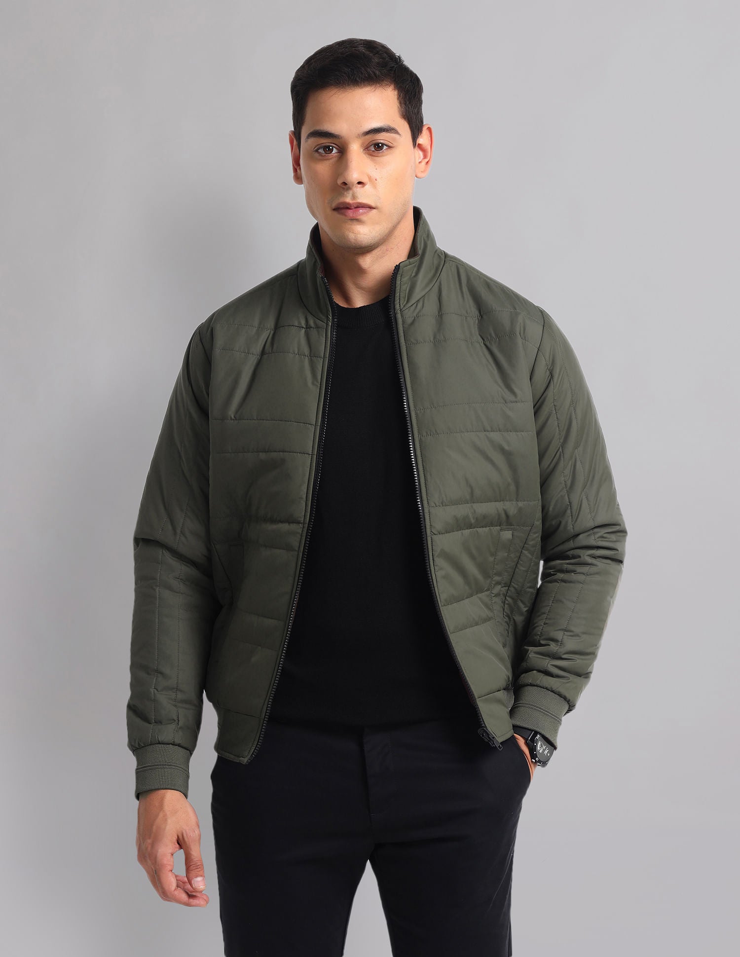 City Chill High Neck Reversible Jacket