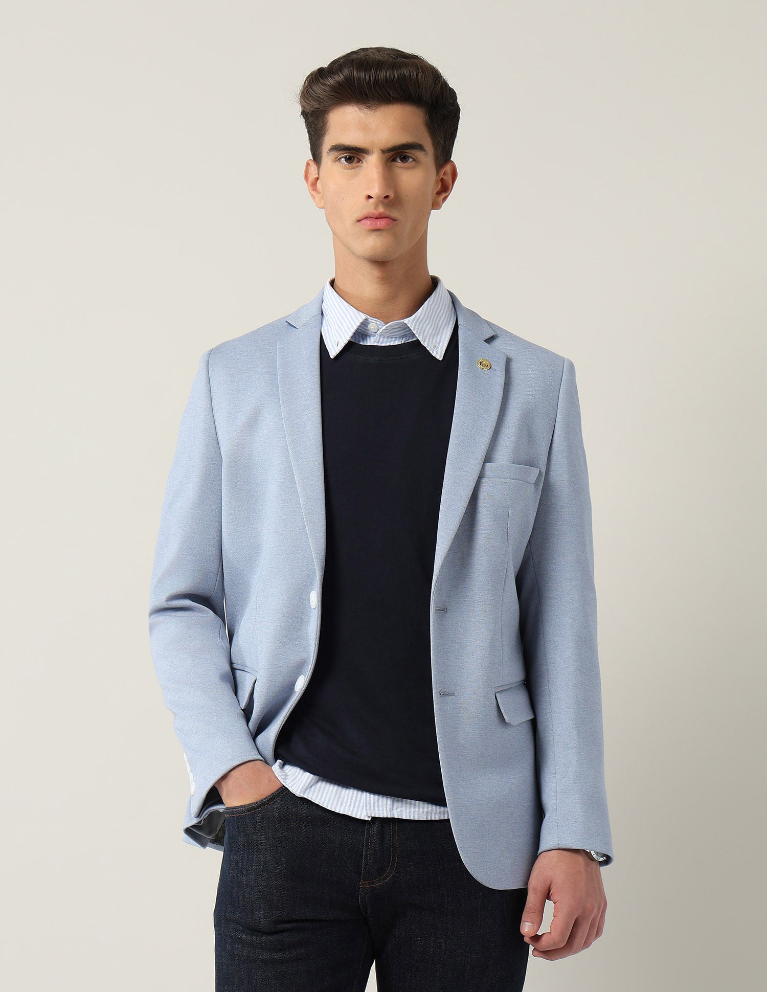 Classique Tailored Fit Dobby Blazer