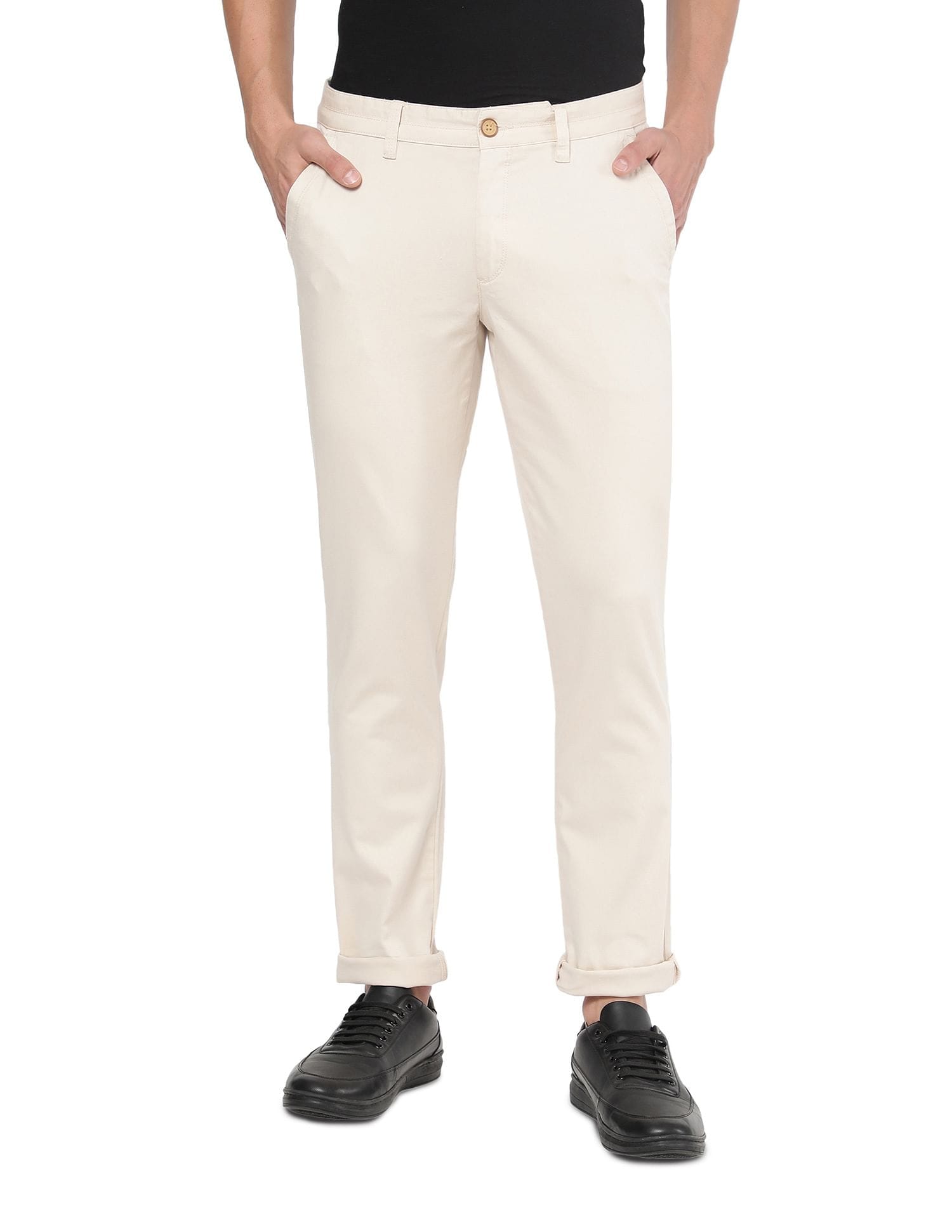 Modern Slim Fit Mid Rise Chinos
