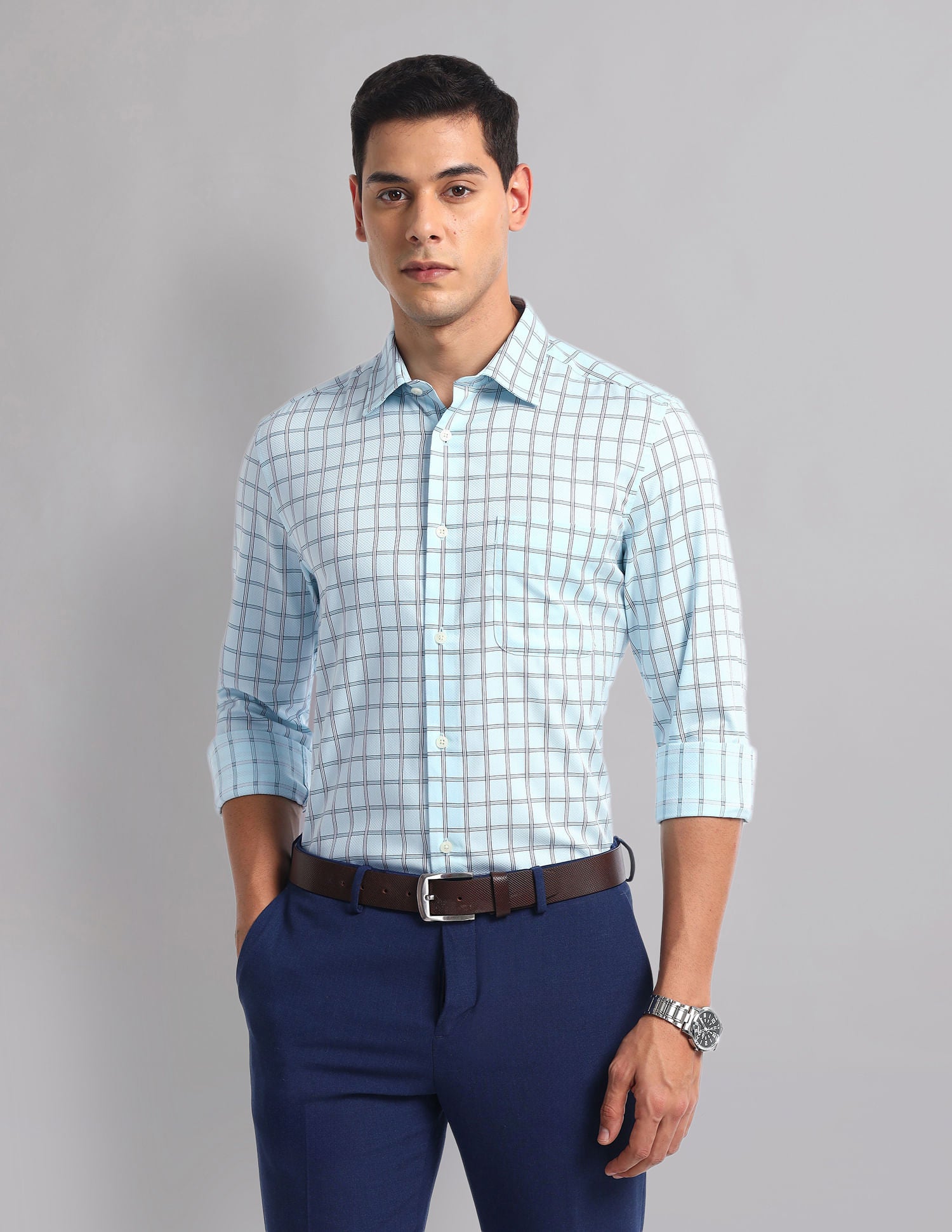 Everyday Staple Graph Check Cotton Shirt