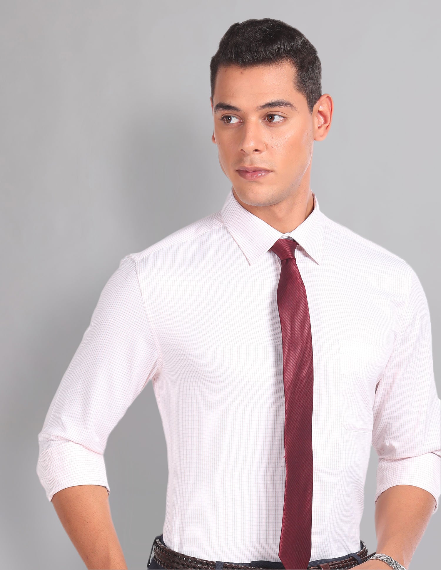 Micro Check Sartorial Formal Shirt