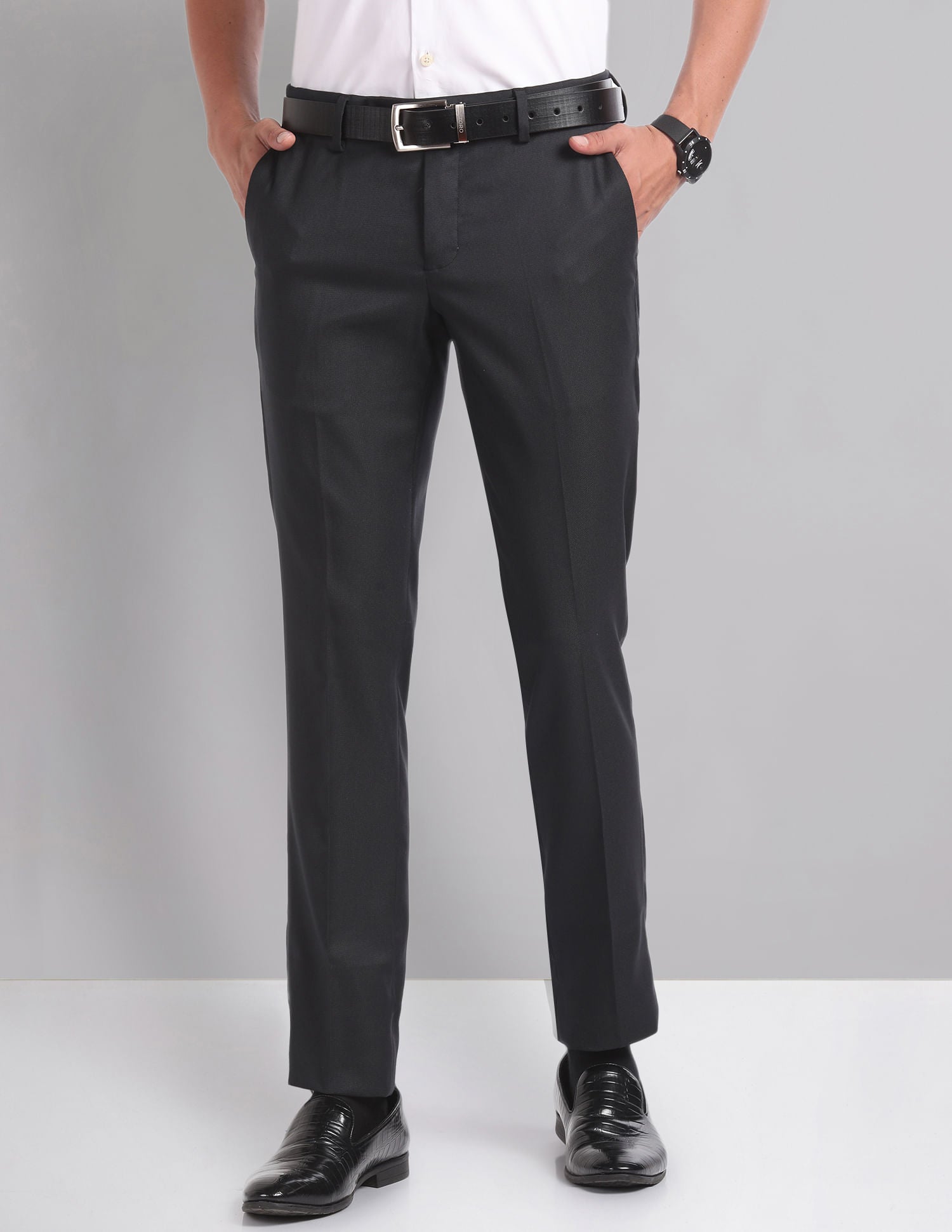 Classique Smart Flex Slim Formal Trousers