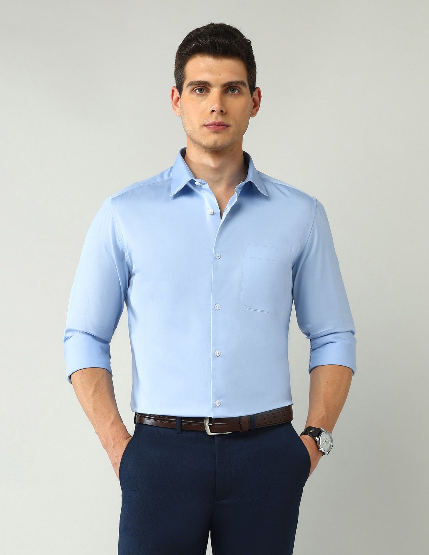 Classic Regular Fit Solid Shirt