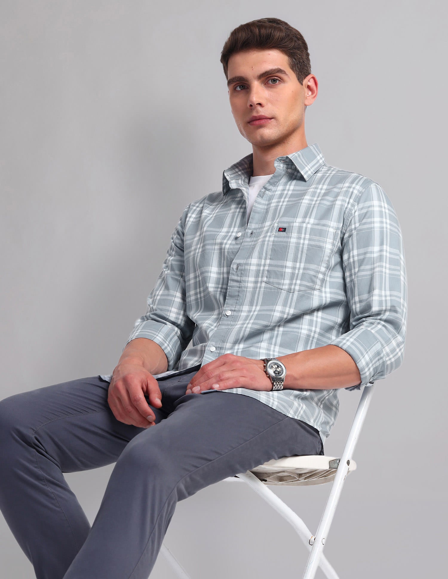Tartan Check Cotton Shirt