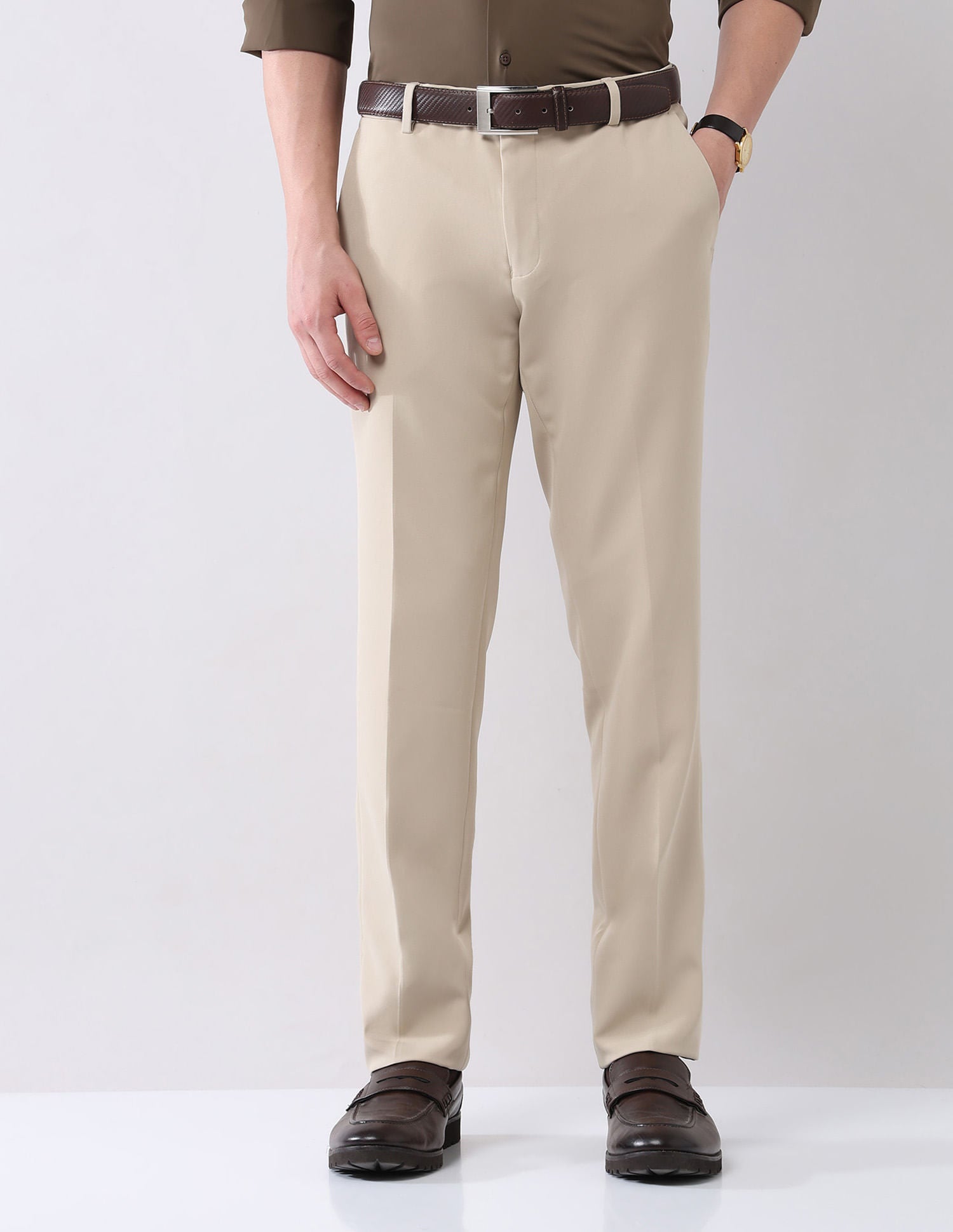 Office Hour Modern Slim Fit Formal Trousers