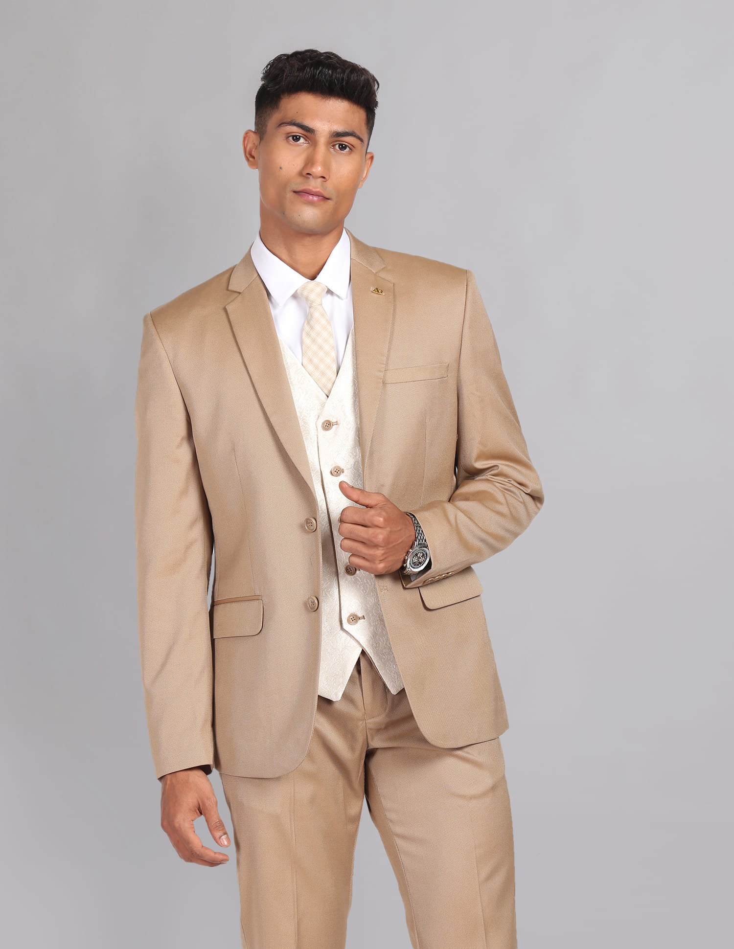 Elite & Stylish Reversible Waistcoat Three Piece Suit