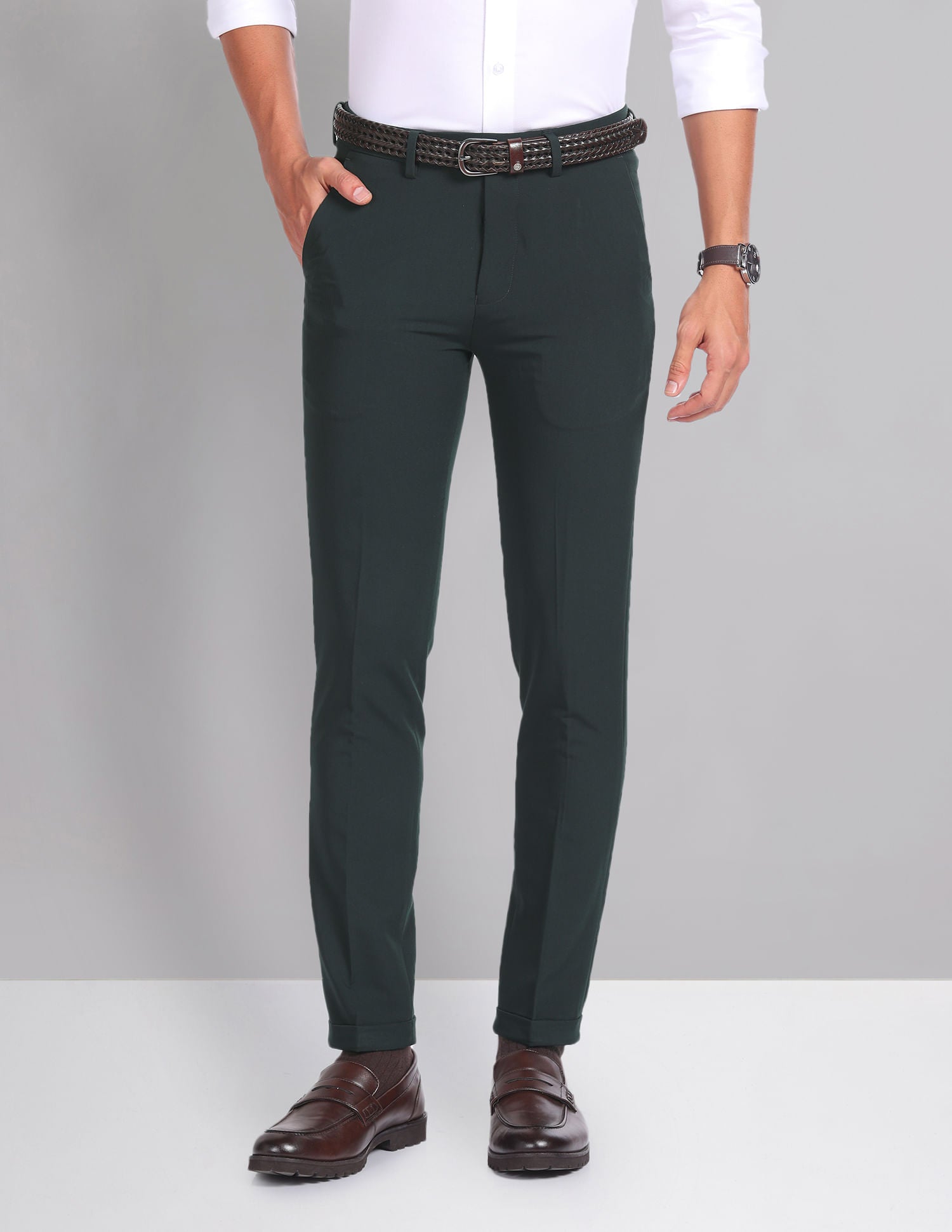 Corporate Poise Super Slim Young Formal Trousers