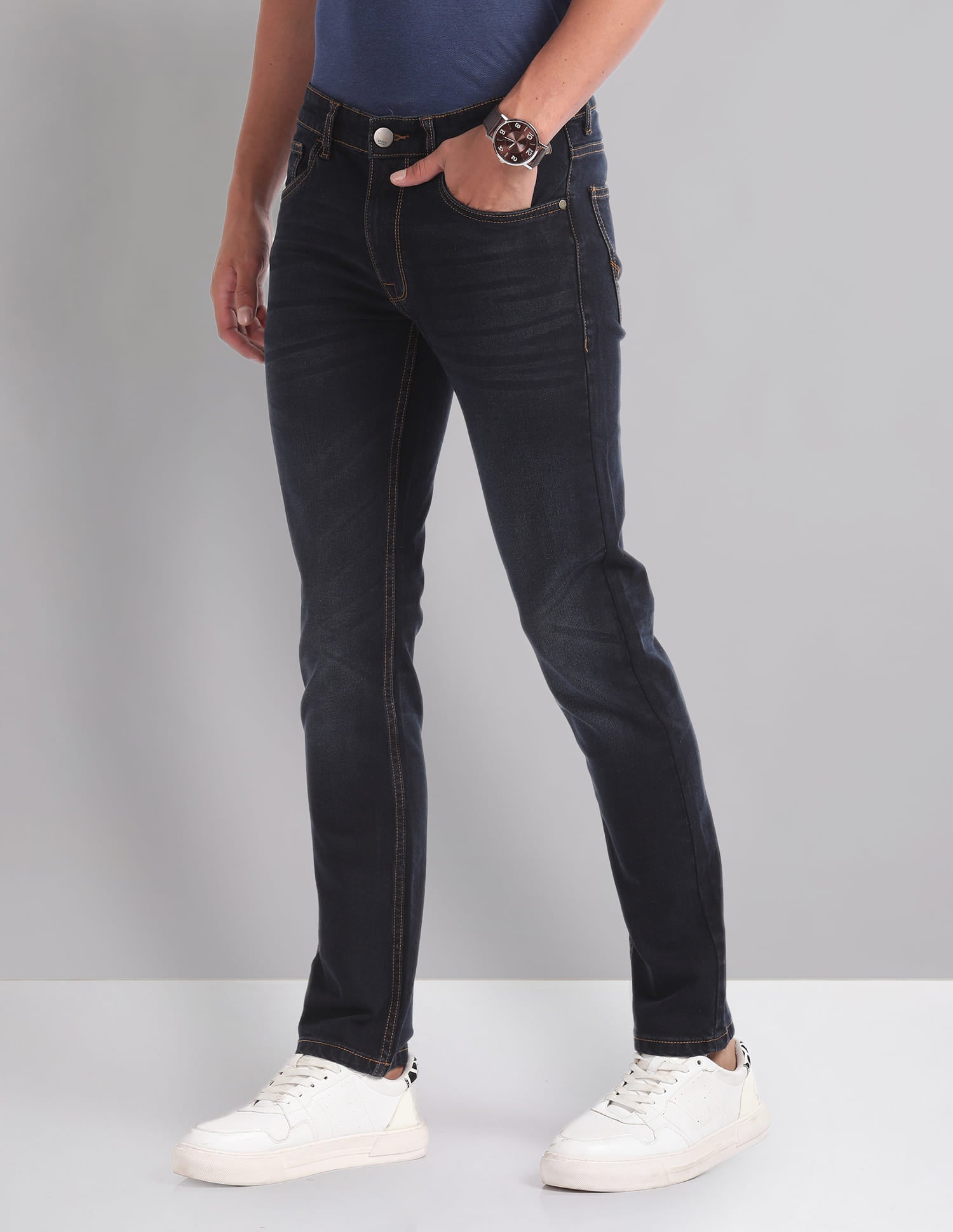 Mid Rise Skinny Fit Jeans