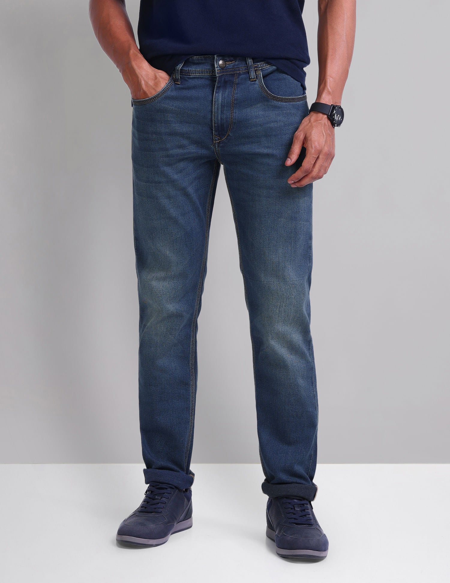Refined Mid Rise Skinny Fit Jeans