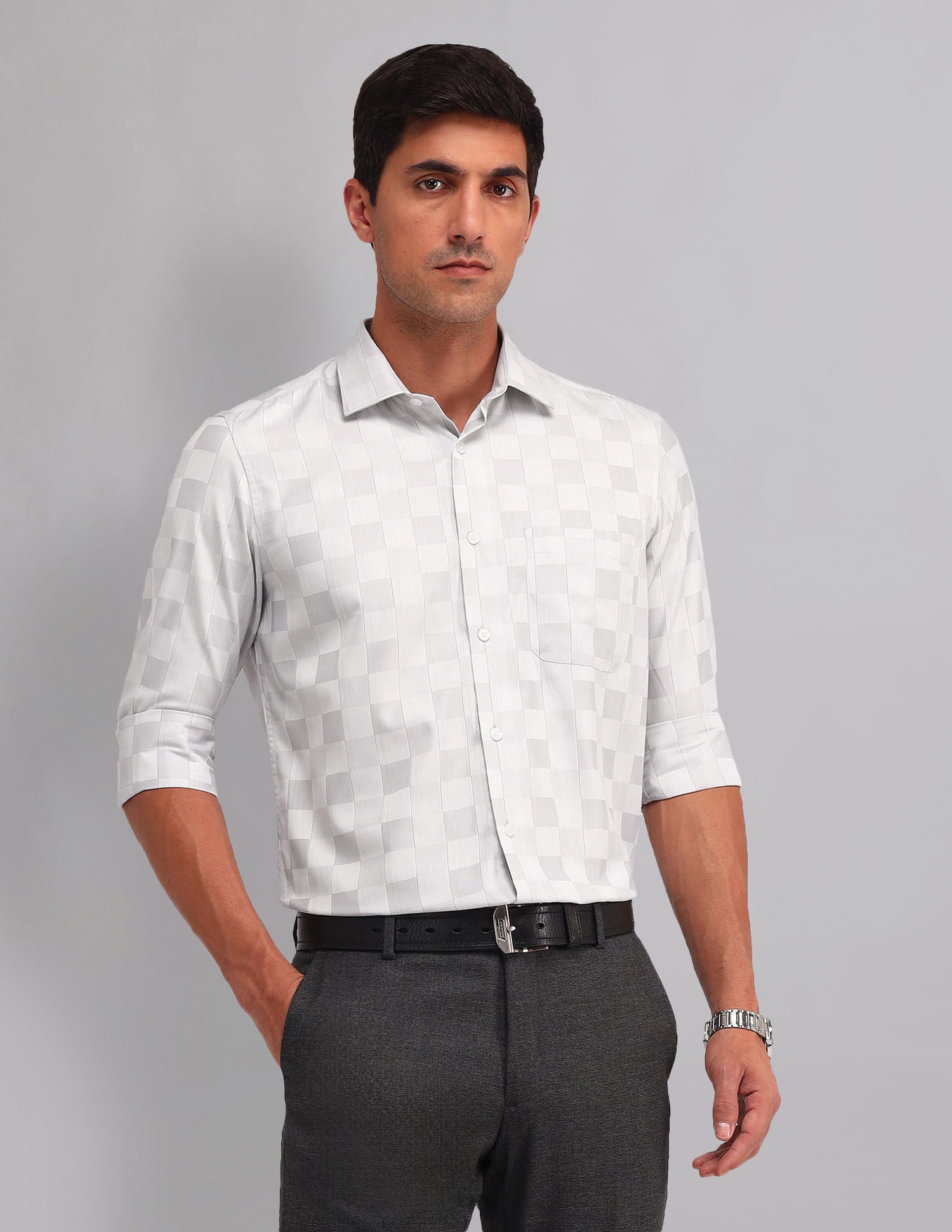 Everyday Essential Regular Fit Gingham Checked Shirt