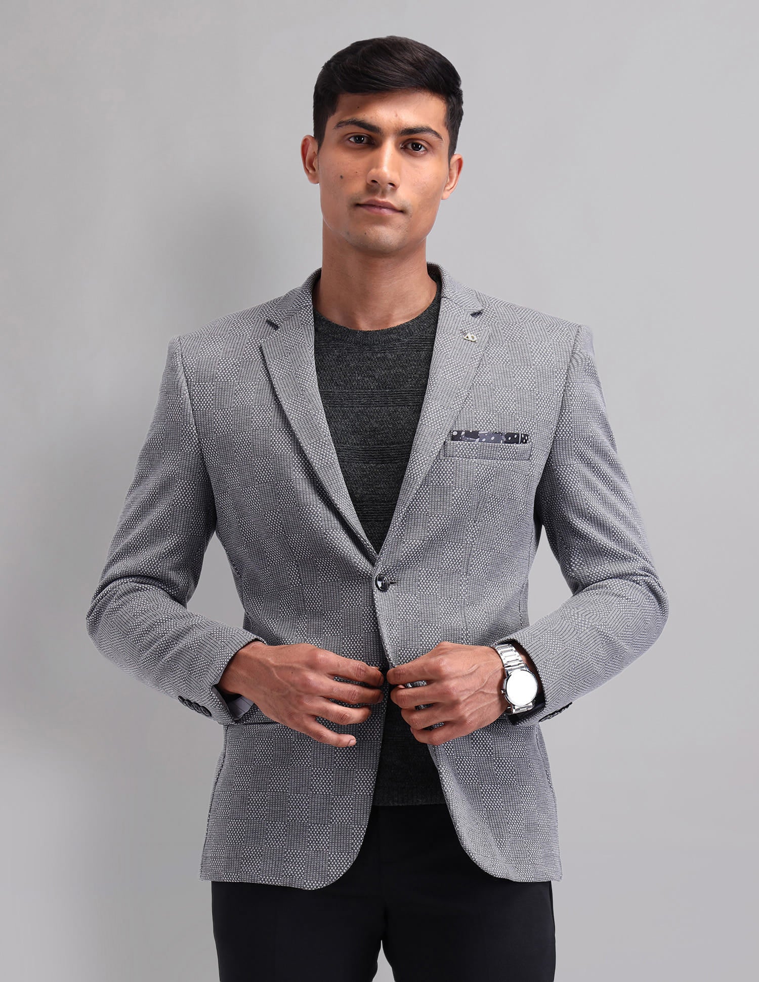 Wardrobe Essential Tailored Fit Single Breasted Blazer