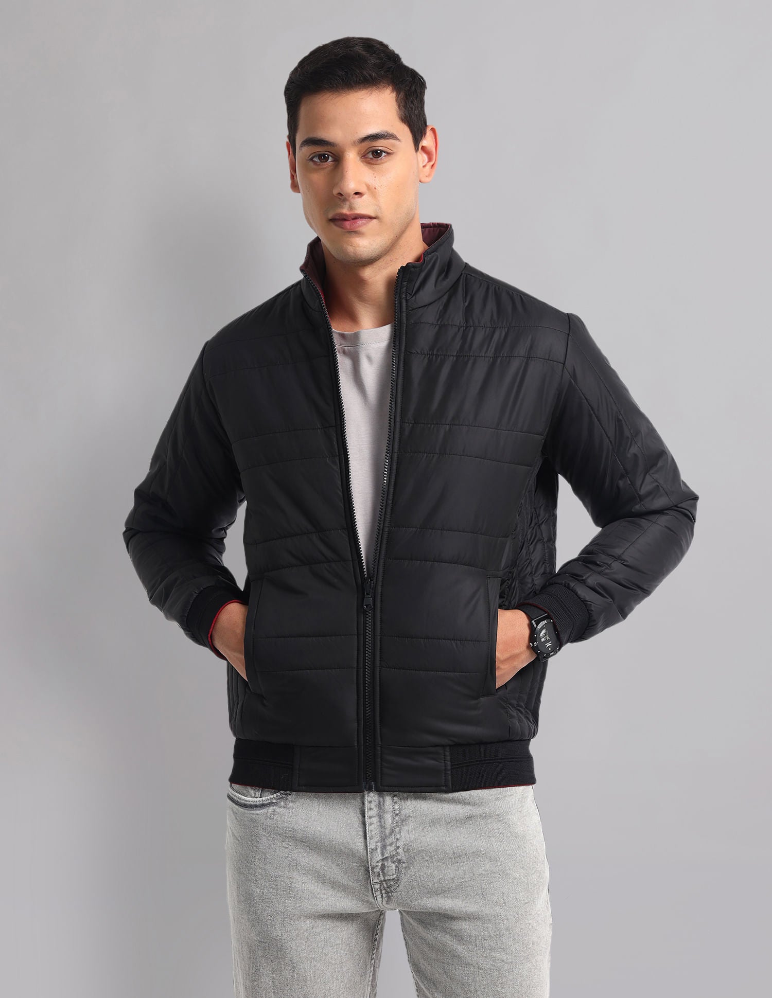 City Chill High Neck Reversible Jacket