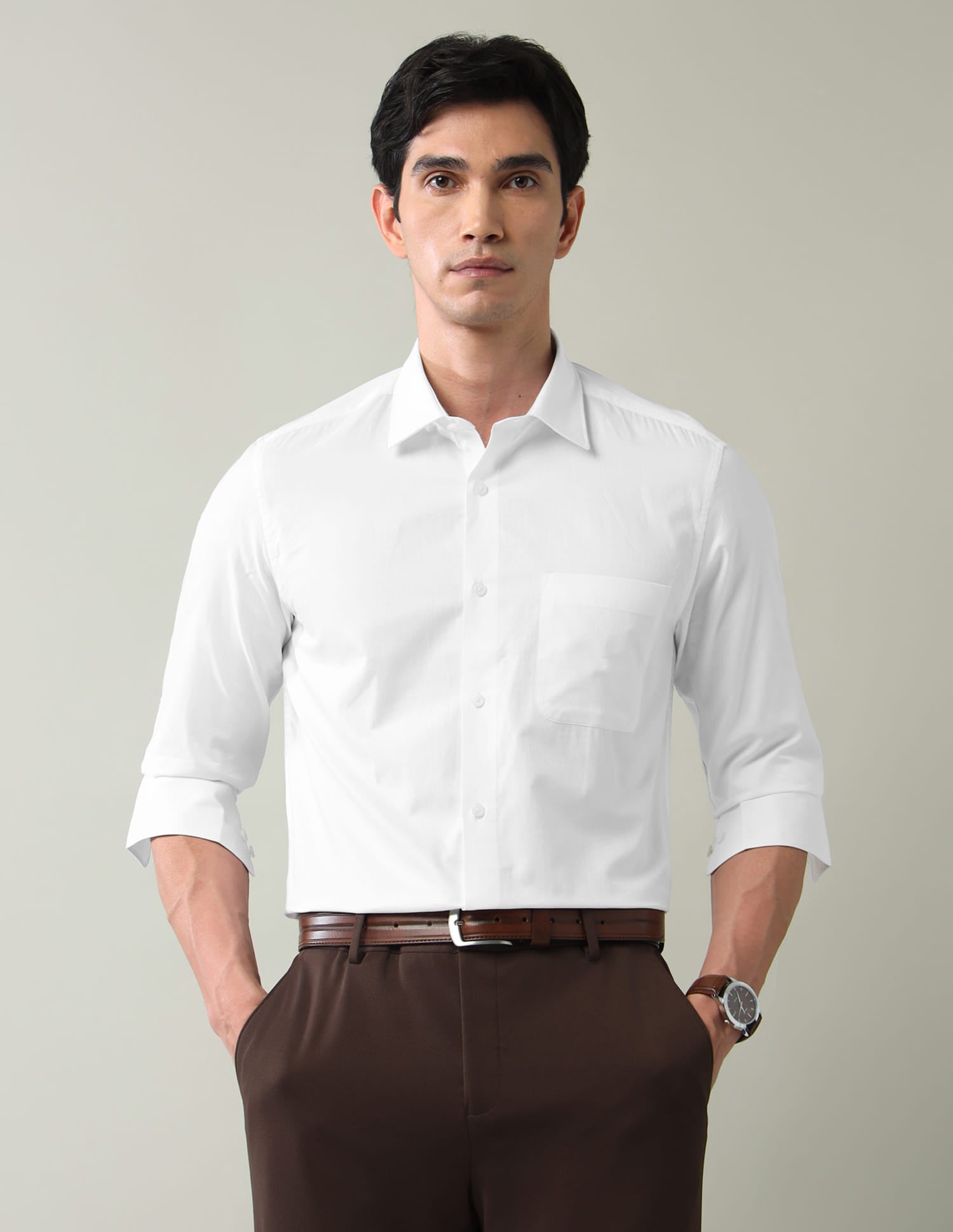 Solid Regular Fit Shirt