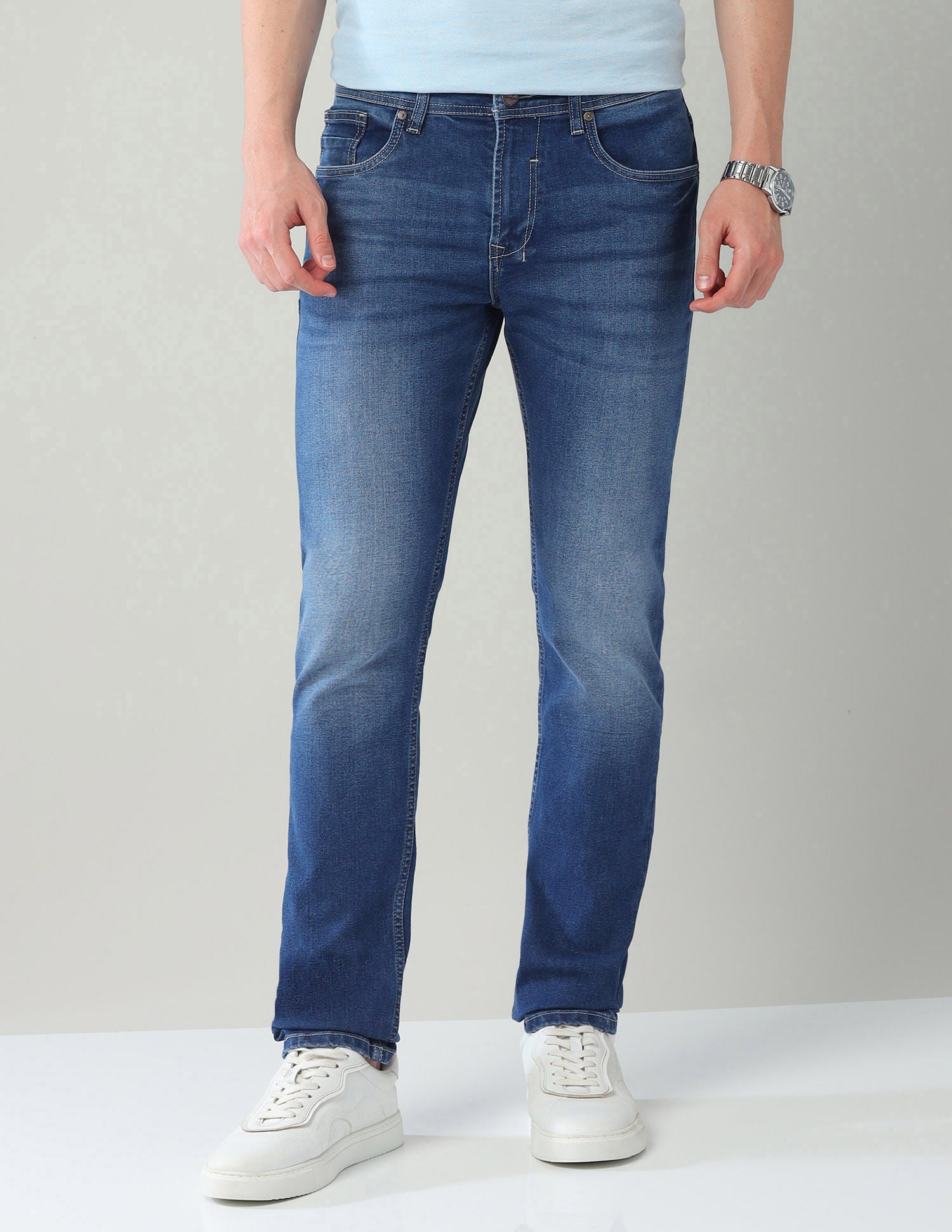 Refined Textures Stonewash Jeans