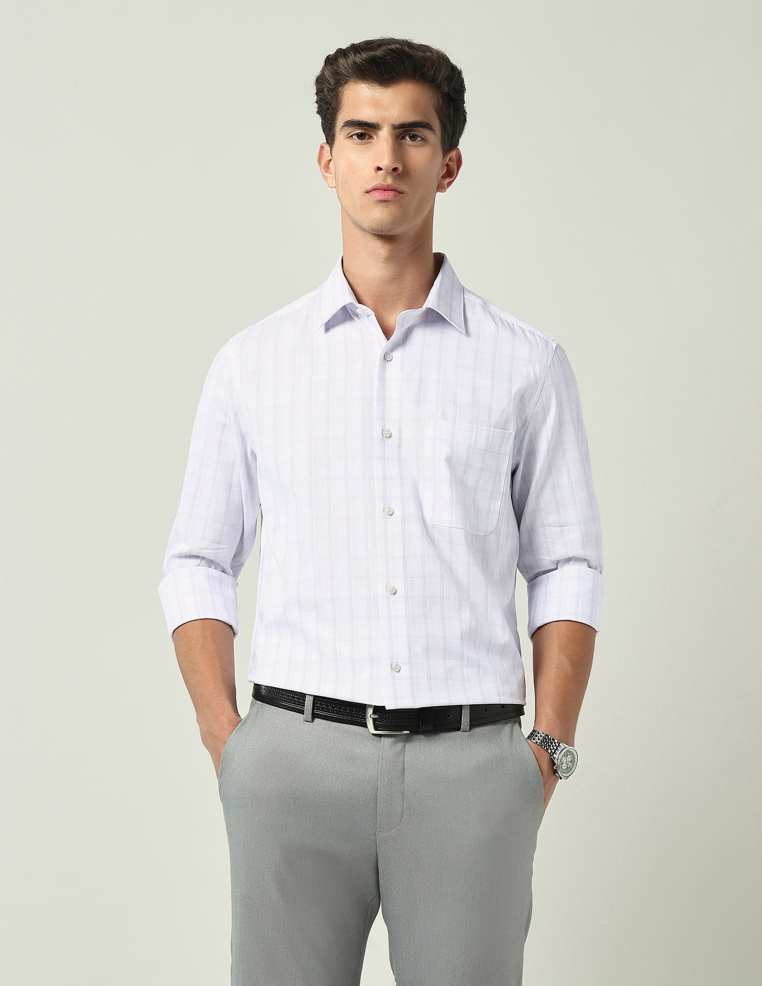 Regular Tartan Checked Regular Fit Shirt