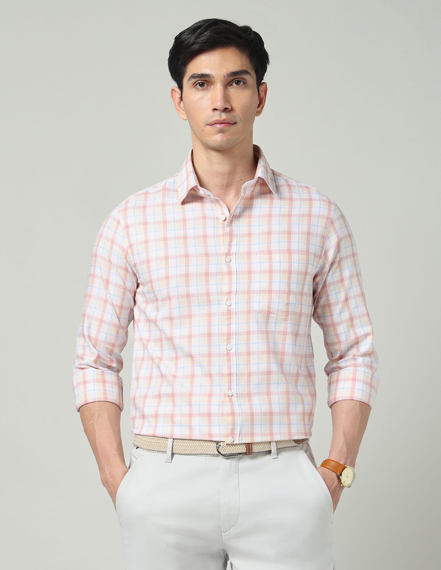 Tartan Checked Refined Twill Shirt