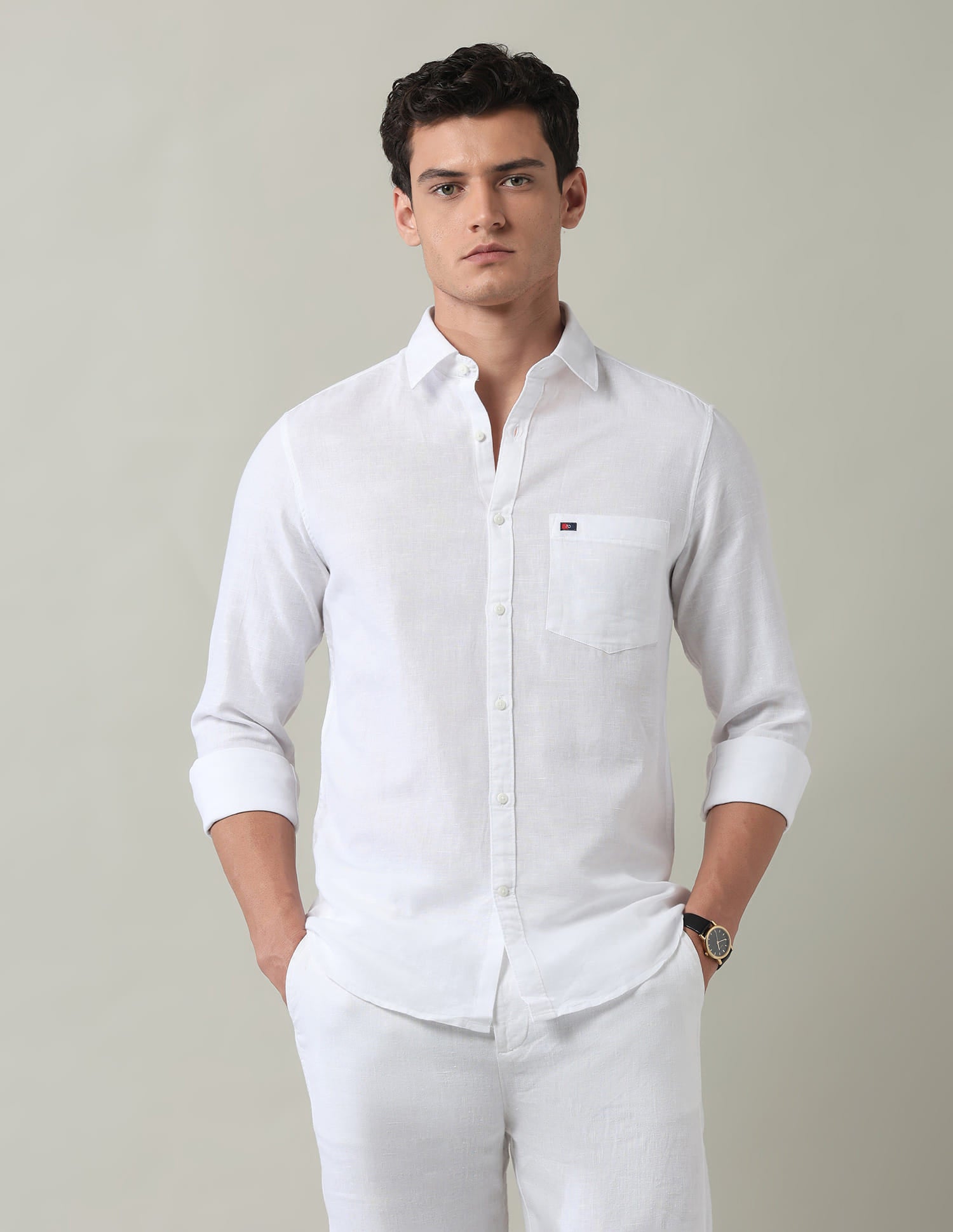 Vogue Solid Regular Fit Shirt