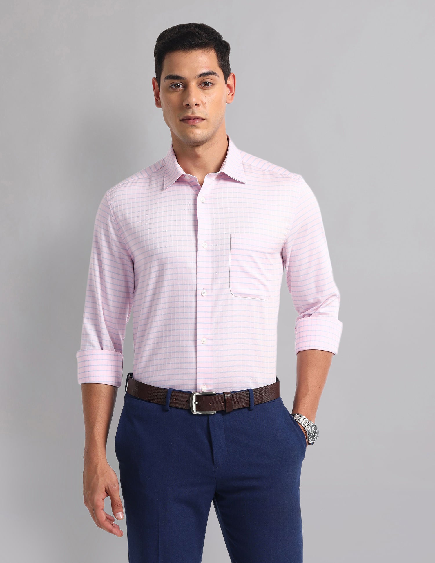 Everyday Staple Graph Check Cotton Shirt
