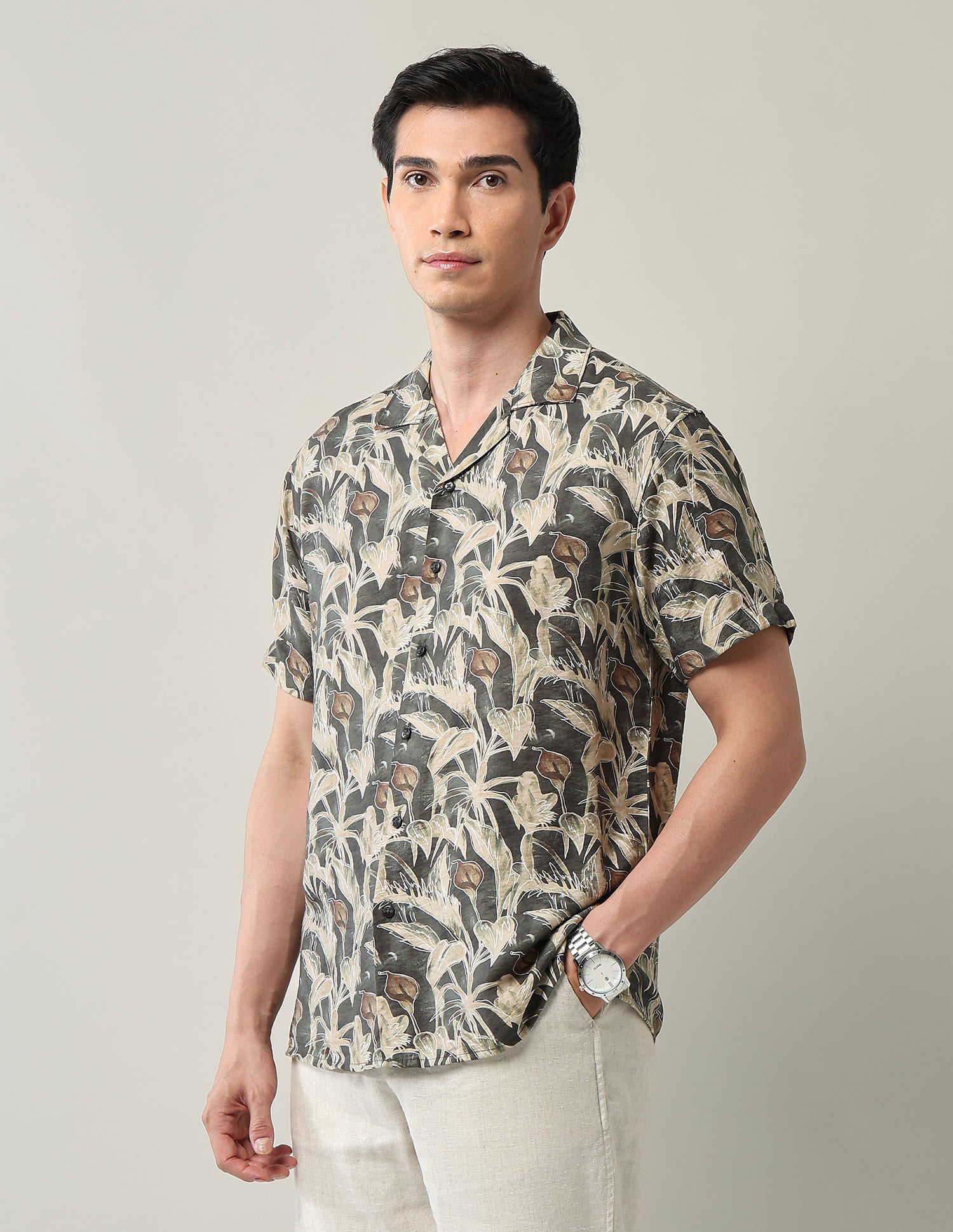 Modern Slim Fit Printed Shirt