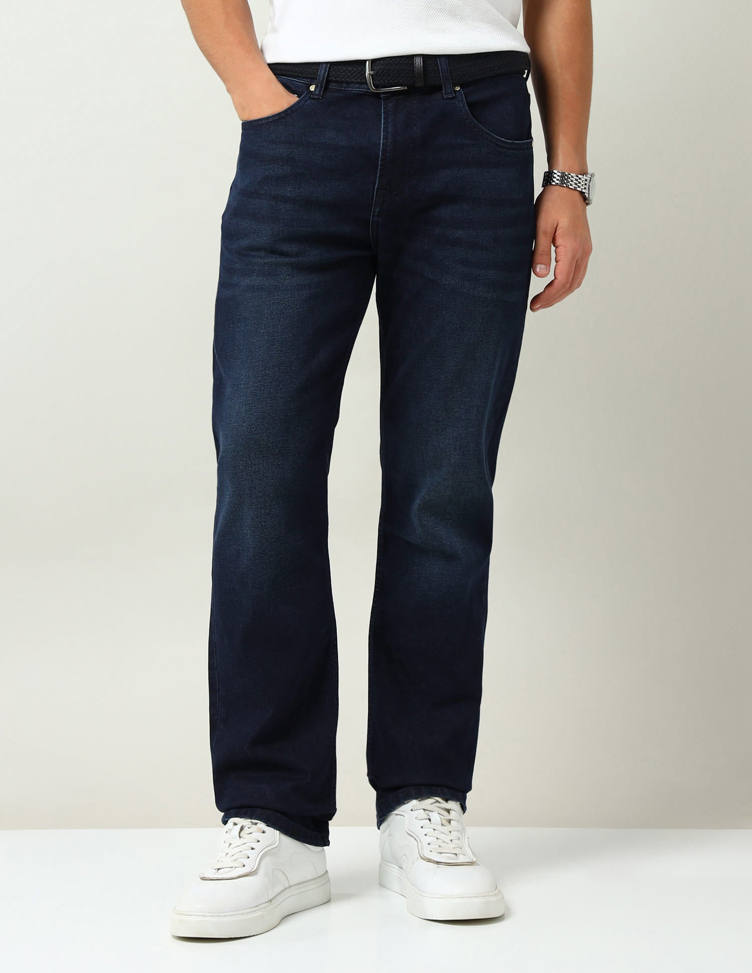Mid Rise Comfort Slim Fit Jeans