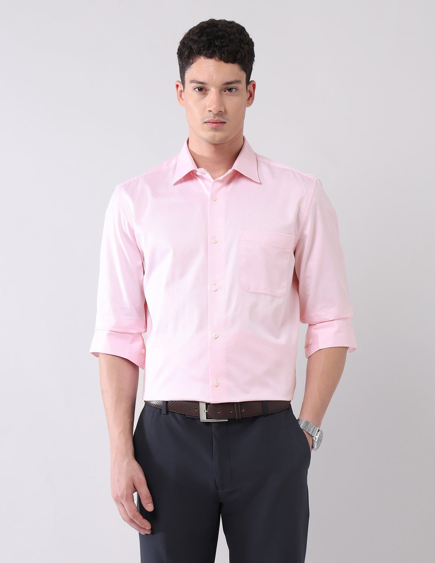 Style-Draped Regular Fit Abstract Printed Shirt