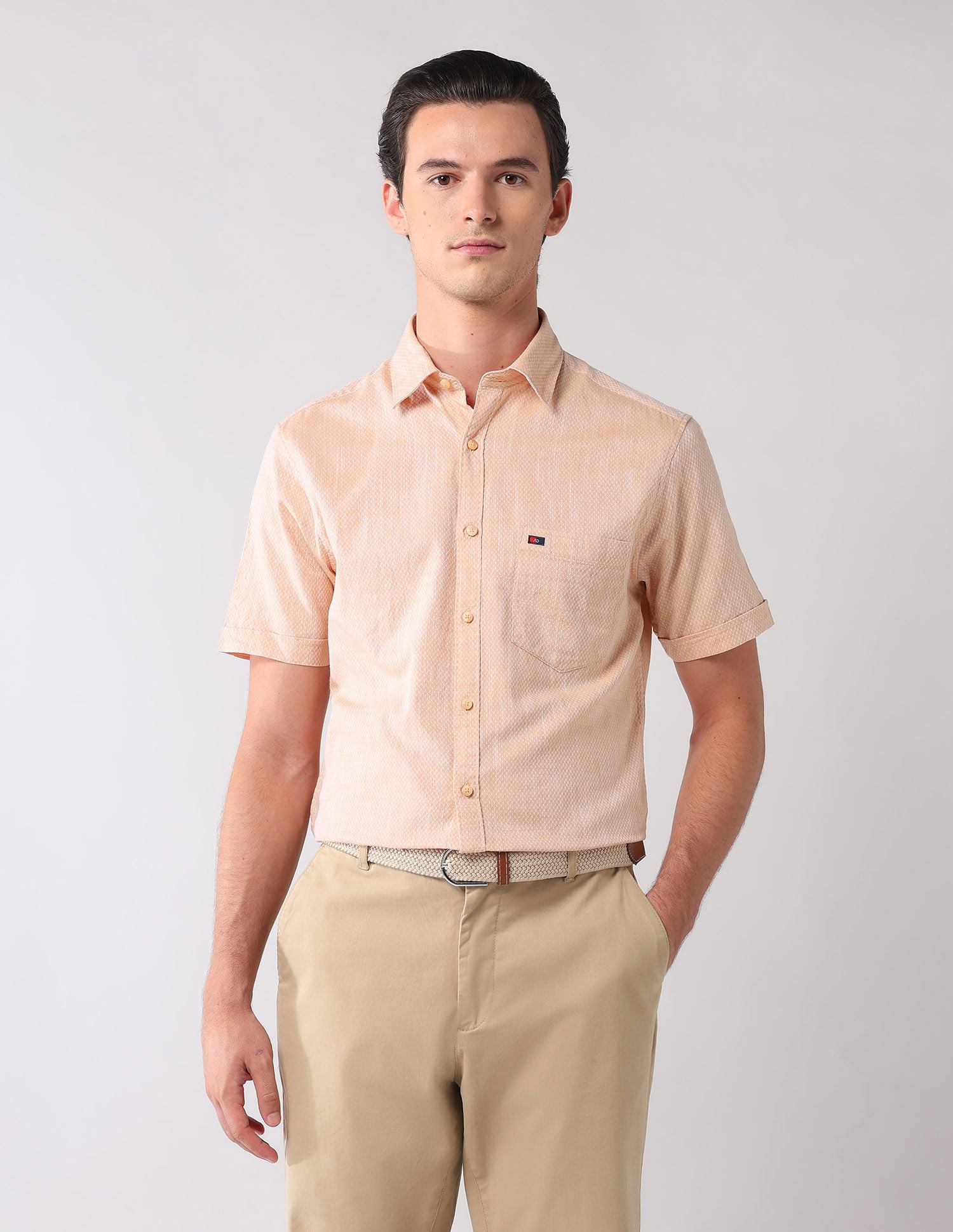 City Chronicles Modern Slim Fit Tartan Checked Shirt