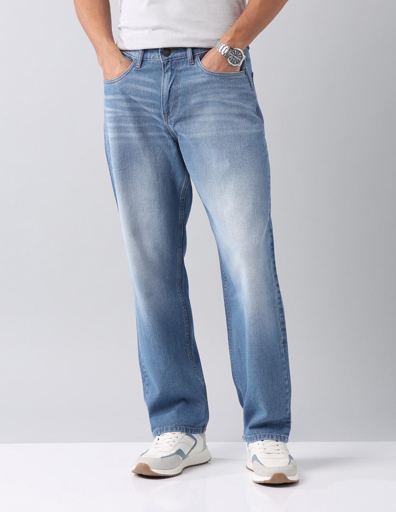 Bloom Baggy Fit Mid Rise Jeans