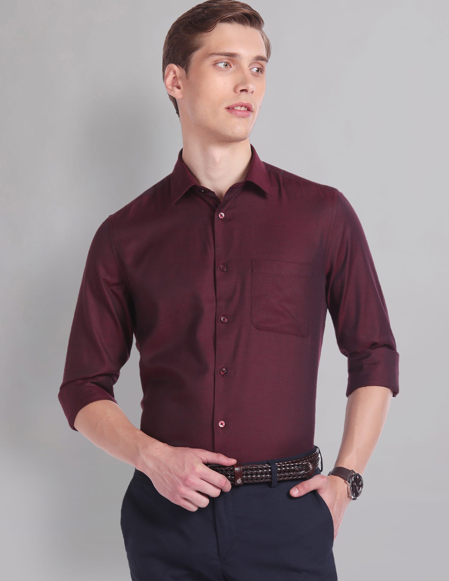 Contemporary Luxe Sartorial Dobby Shirt