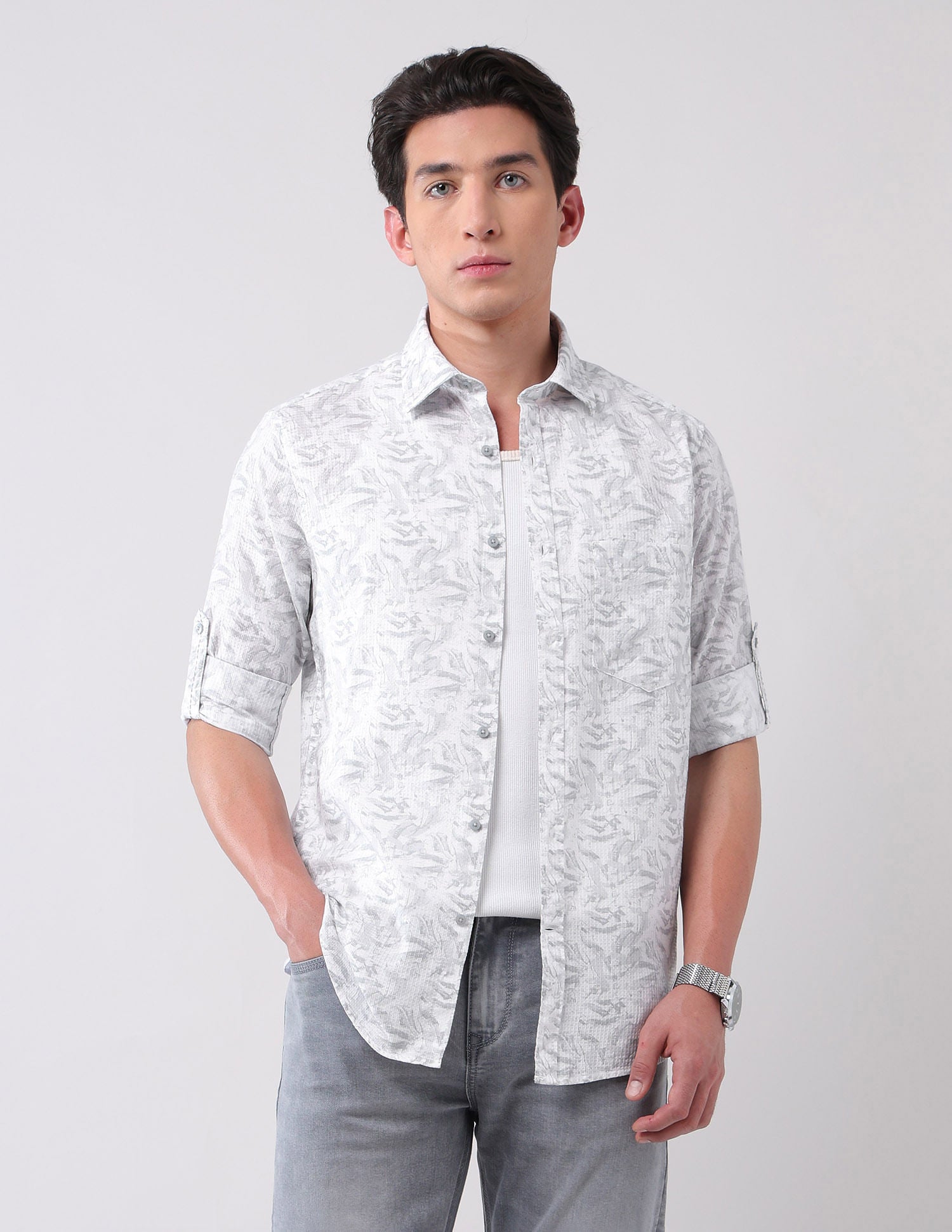 Fashion Decoded Urban Pause Modern Slim Fit Shirt