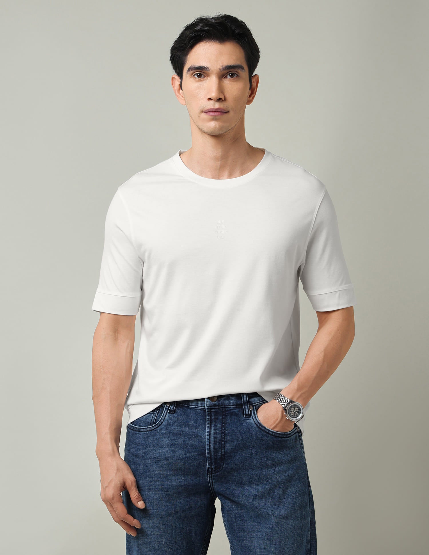 Stylish & Solid Regular Fit T-Shirt