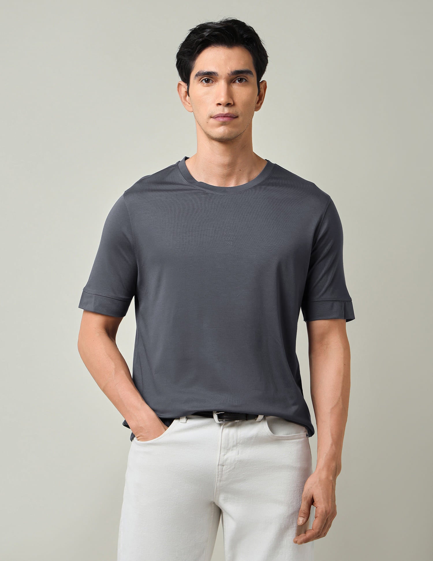Stylish & Solid Regular Fit T-Shirt