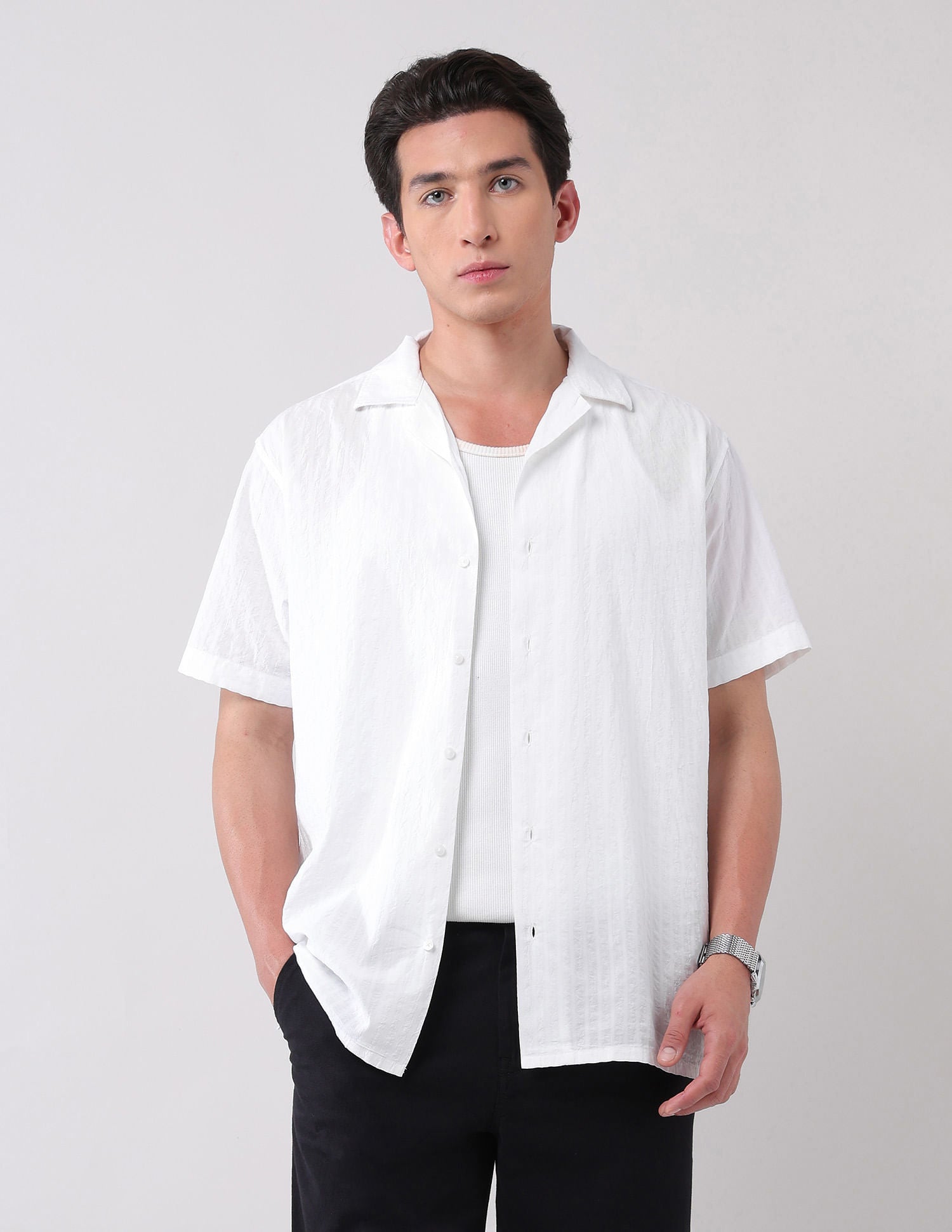 Fashion Decoded Urban Pause Modern Slim Fit Shirt
