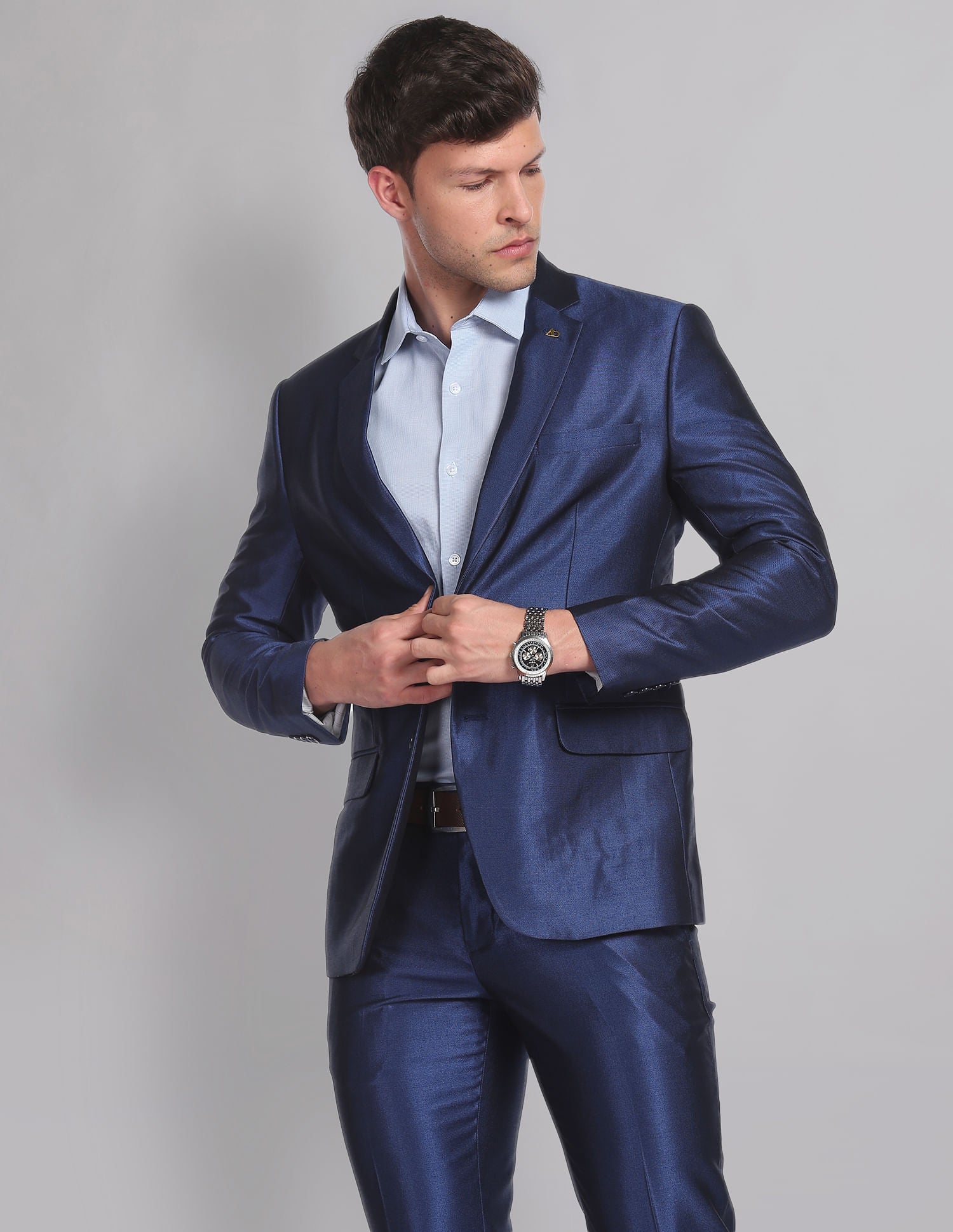 Office Classic Single Breasted Two Piece Suit