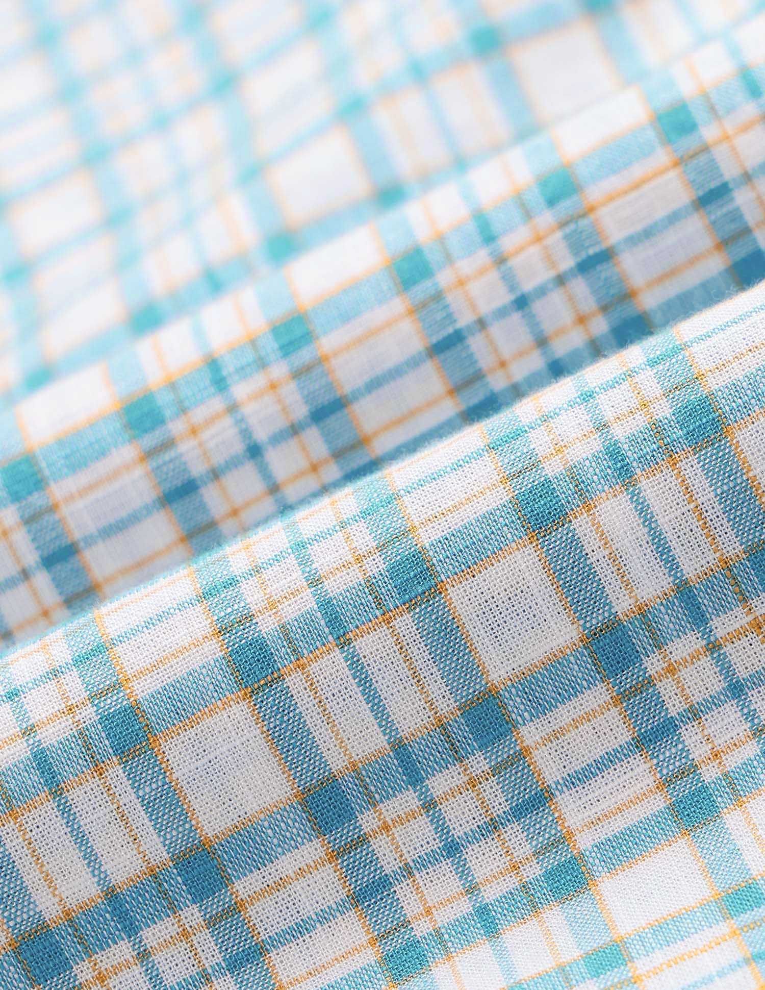 City Chronicles Modern Slim Fit Tartan Checked Shirt