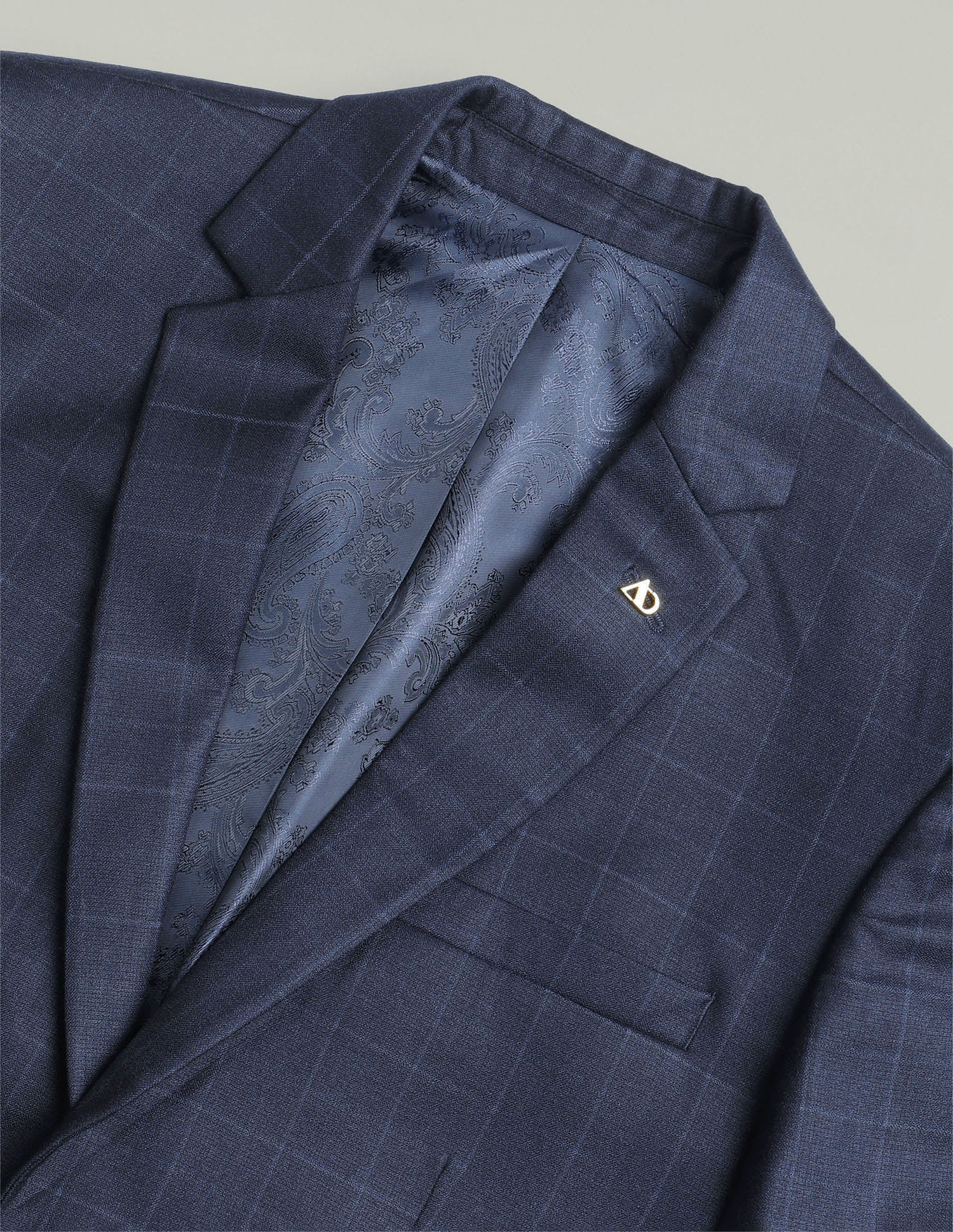 Vogue Loaded Checked Regular Fit Dobby Weave Suit