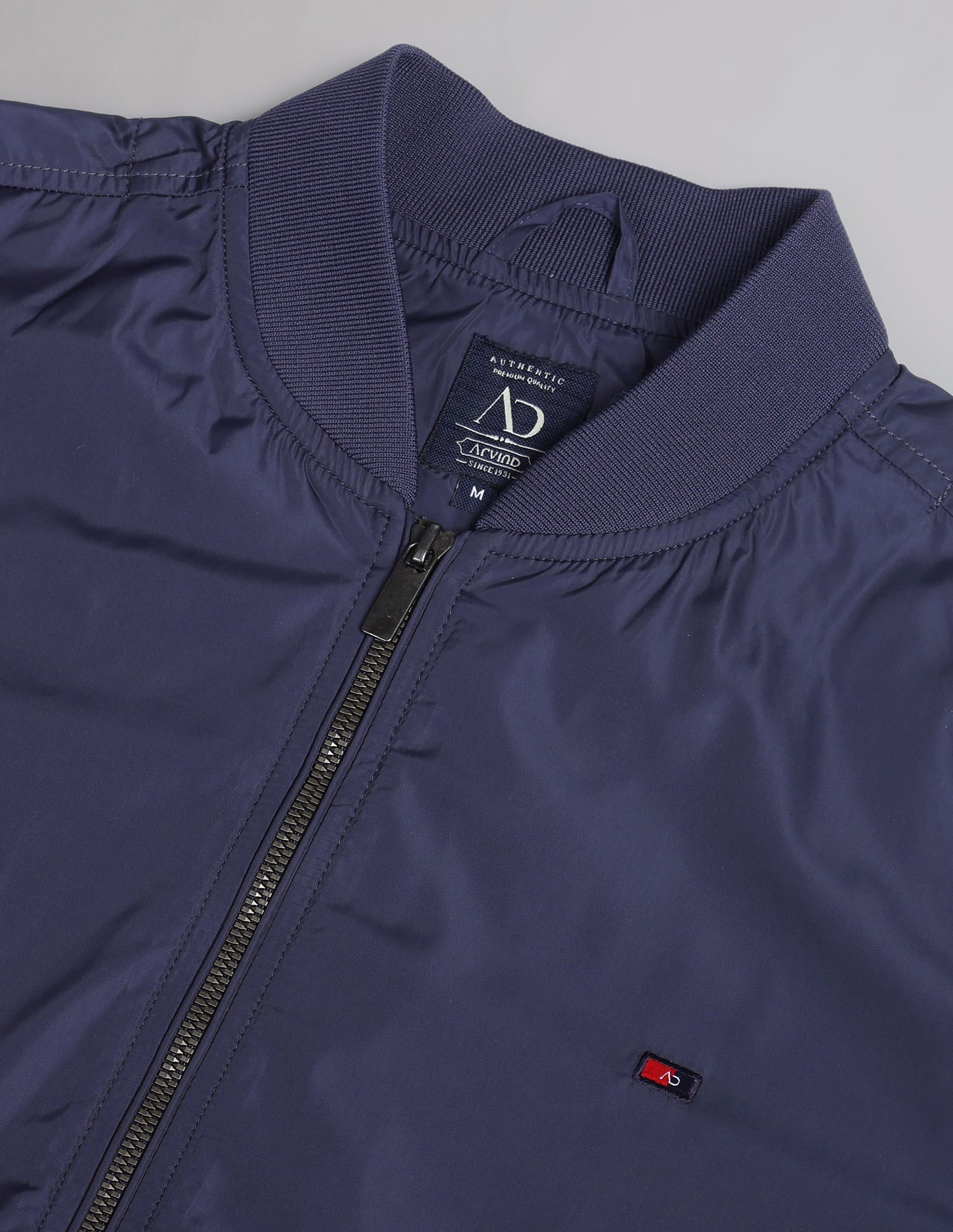 Travel Friendly Solid Foldable Bomber Jacket