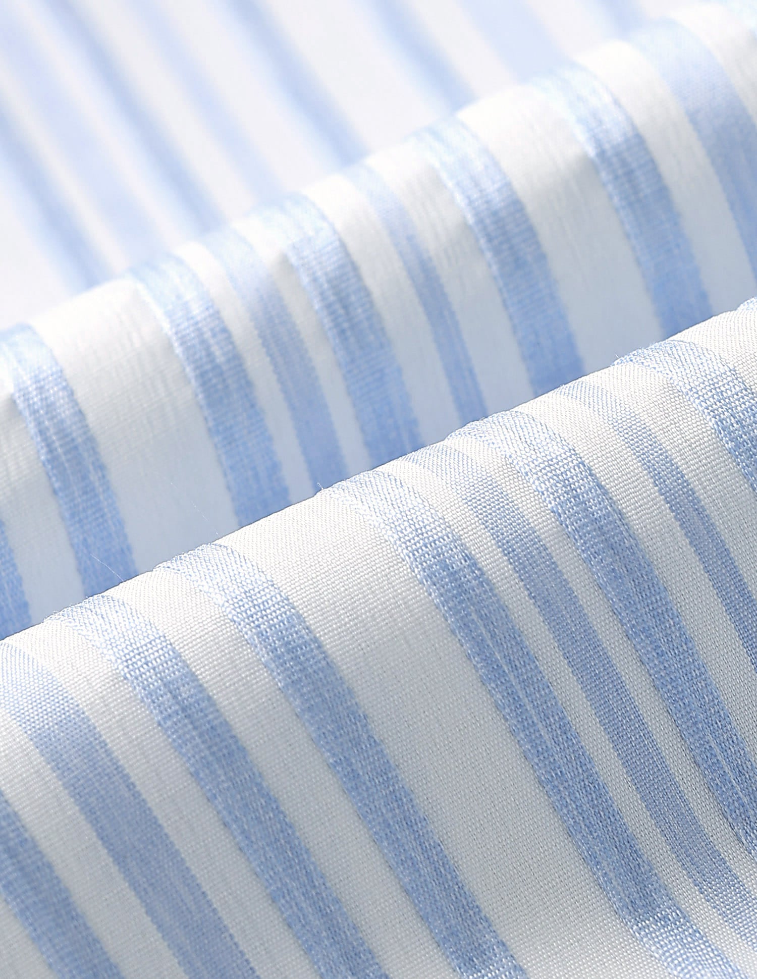 Vertical Striped Slim Fit Dobby Weave Shirt