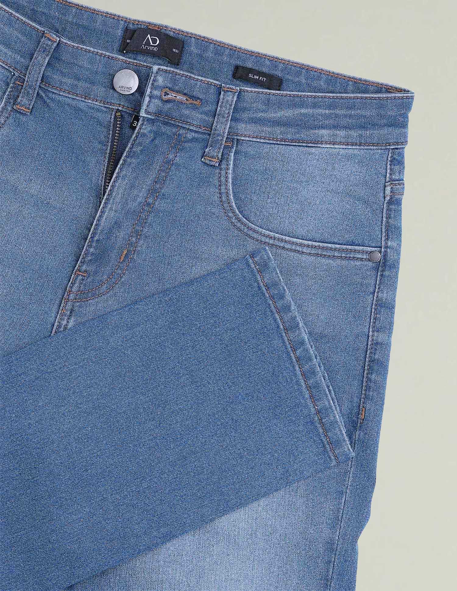 Mid Rise Slim Fit Jeans