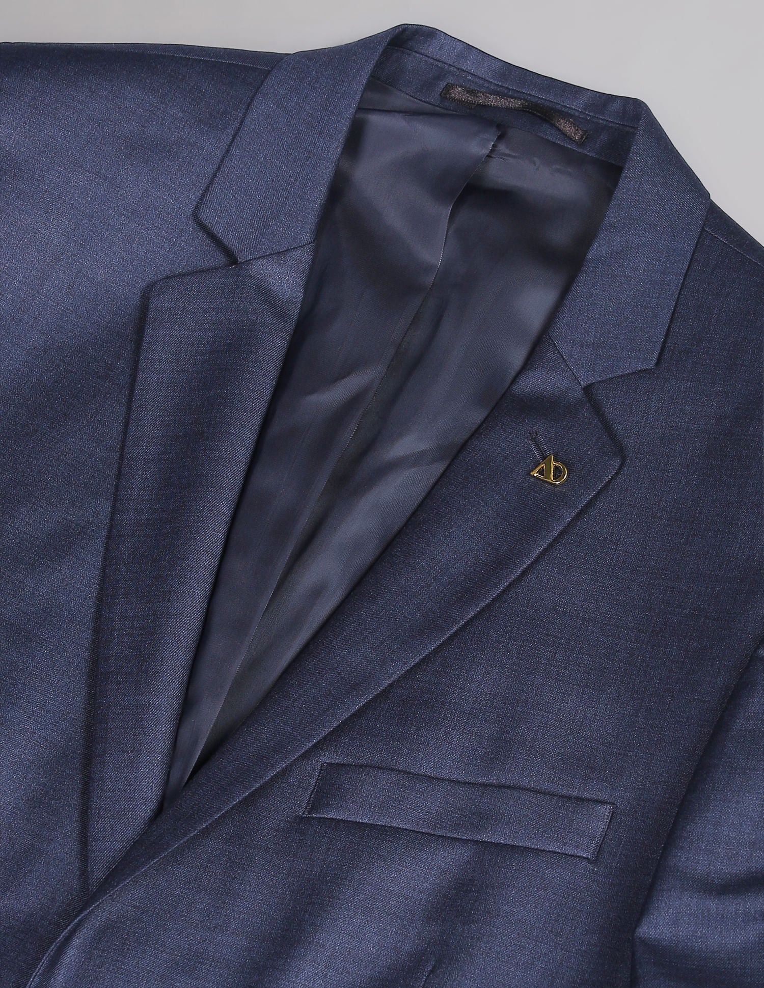 Classic Regular Fit Solid Twill Blazer