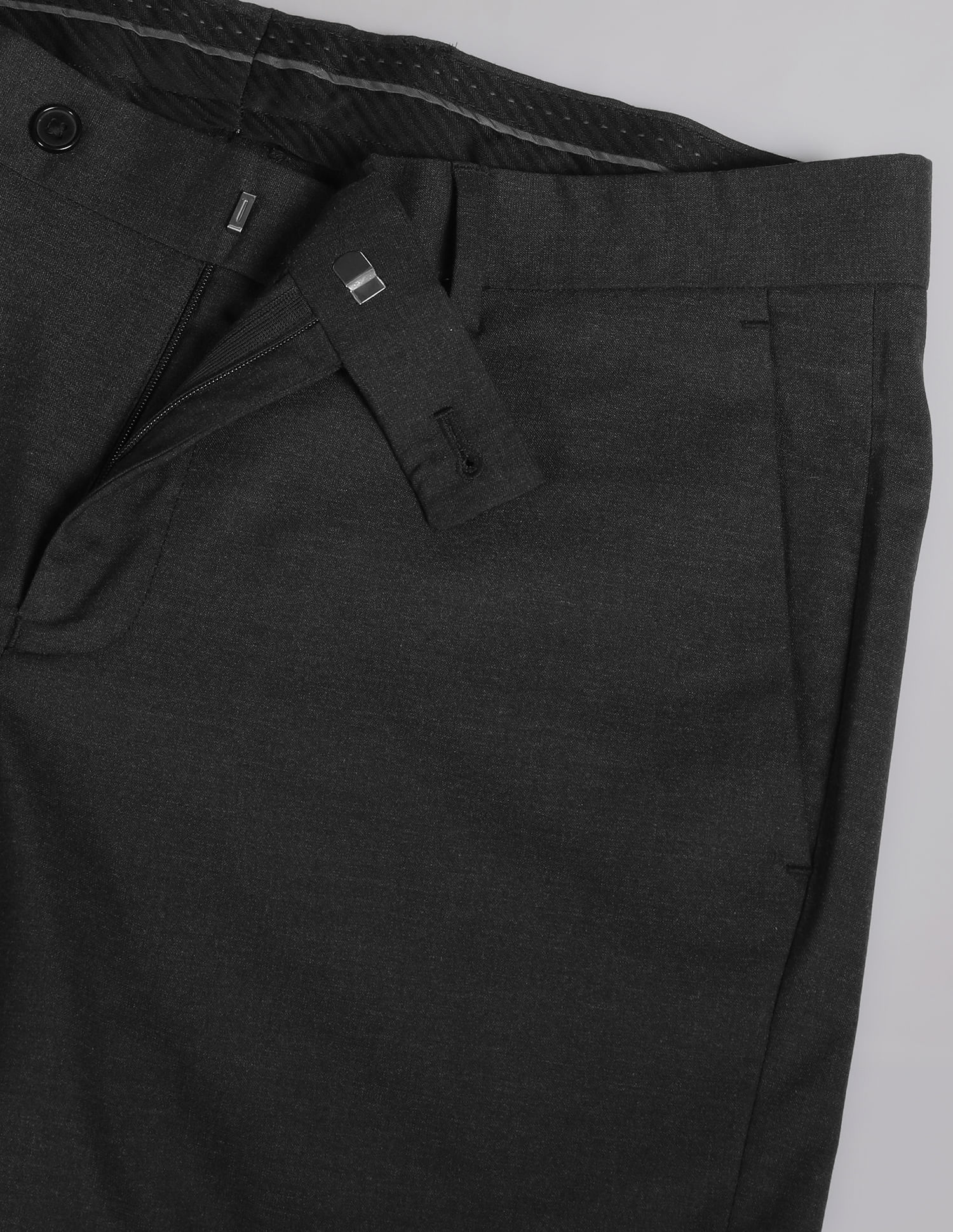 Trend-Setter Mid Rise Heathered Trousers