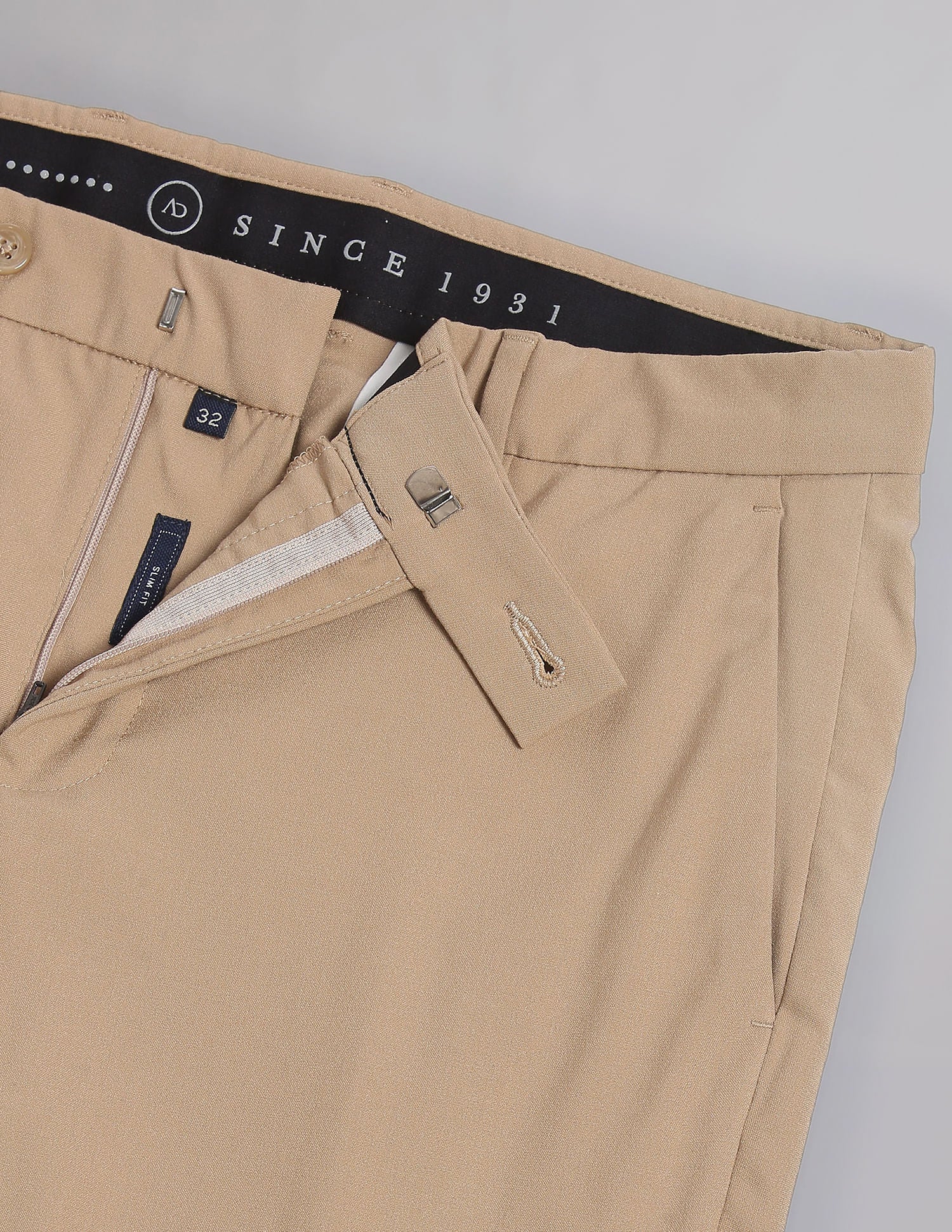 Must-Have Solid Smart Flex Formal Trousers