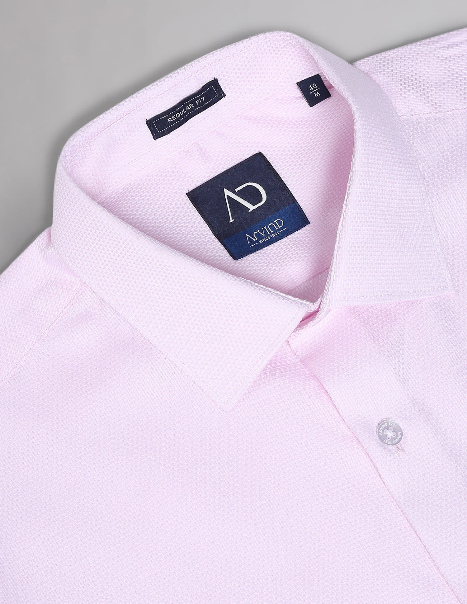 Solid Dobby Everlast Press Formal Shirt