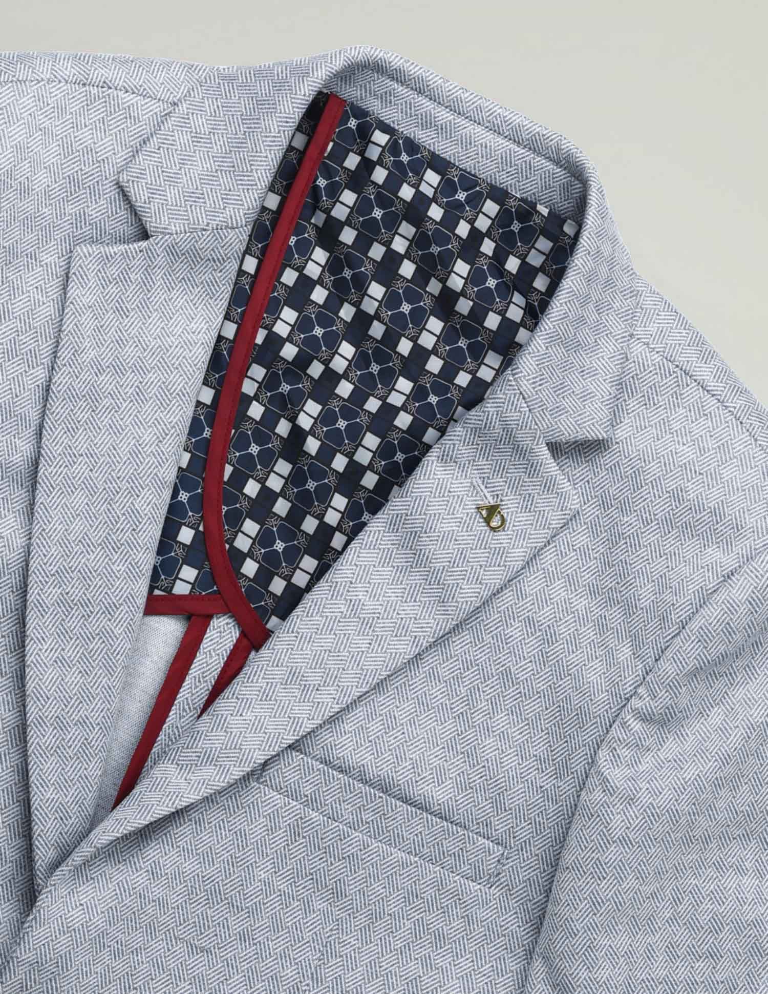 Office-Powered Tailored Fit Textured Blazer