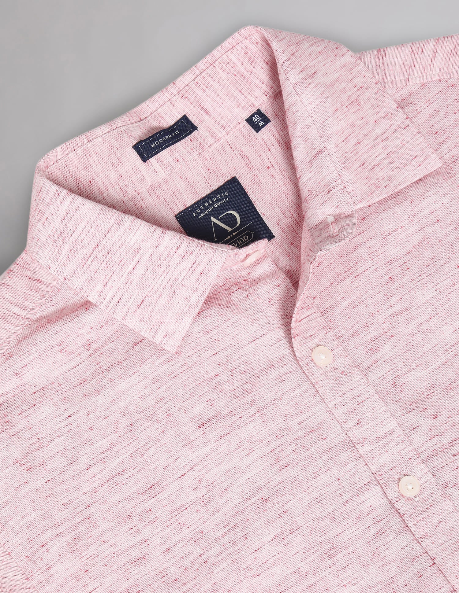 Modern Slim Fit Heathered Summer Shirt