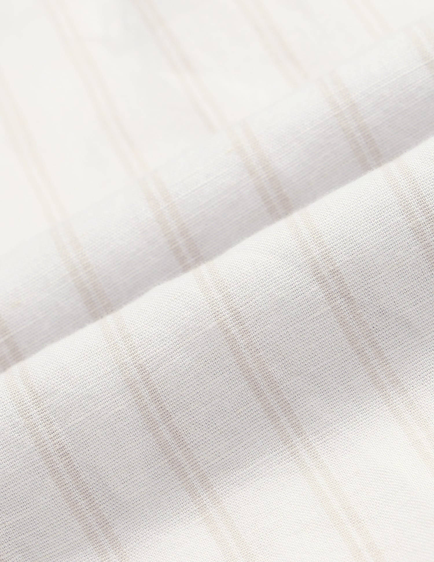 Vertical Striped Twill Slim Fit Shirt